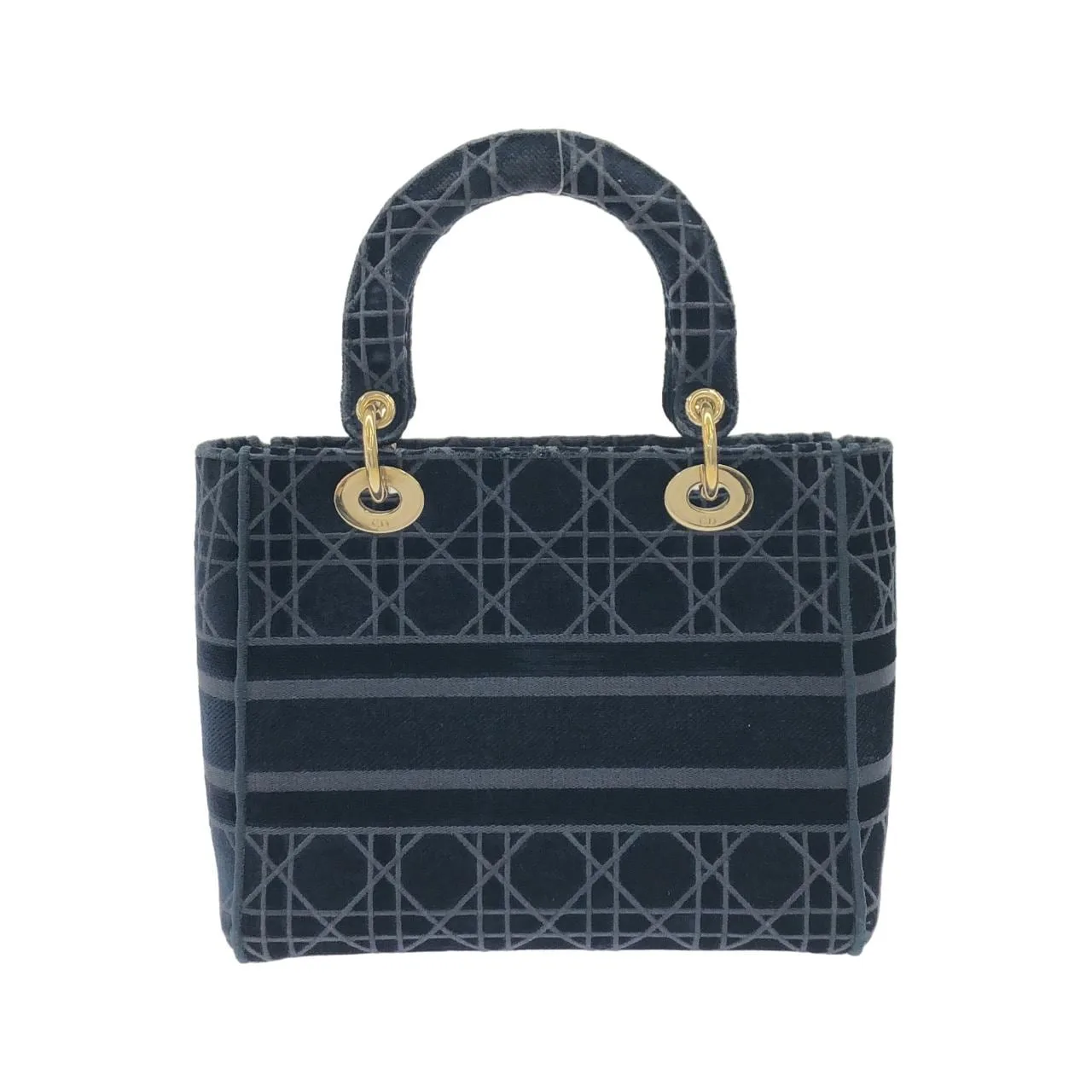 DIOR Lady Dior M0565OWVP 手提包 黑色 中古品A - 縮圖 2