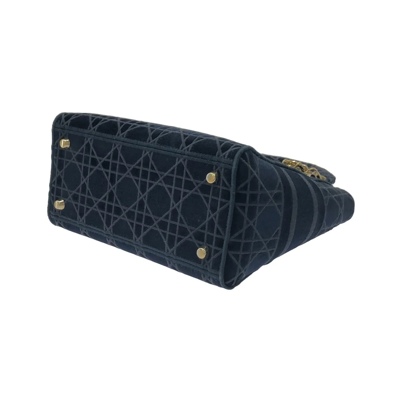 DIOR Lady Dior M0565OWVP 手提包 黑色 中古品A - 縮圖 3