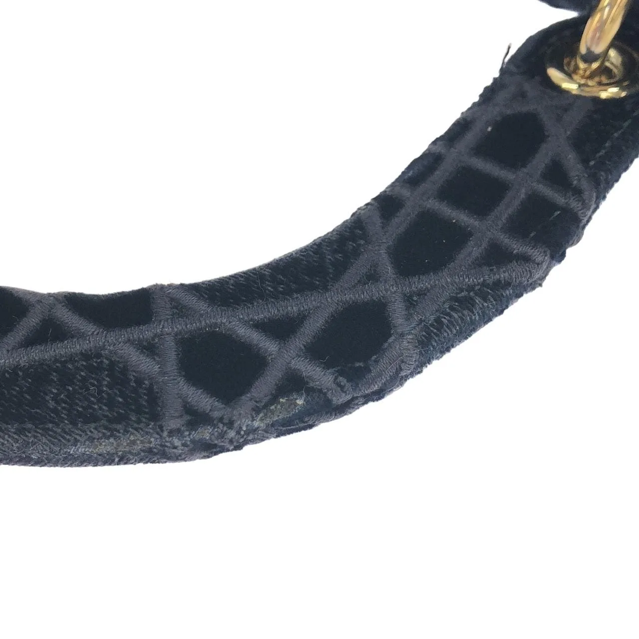 DIOR Lady Dior M0565OWVP 手提包 黑色 中古品A - 縮圖 6