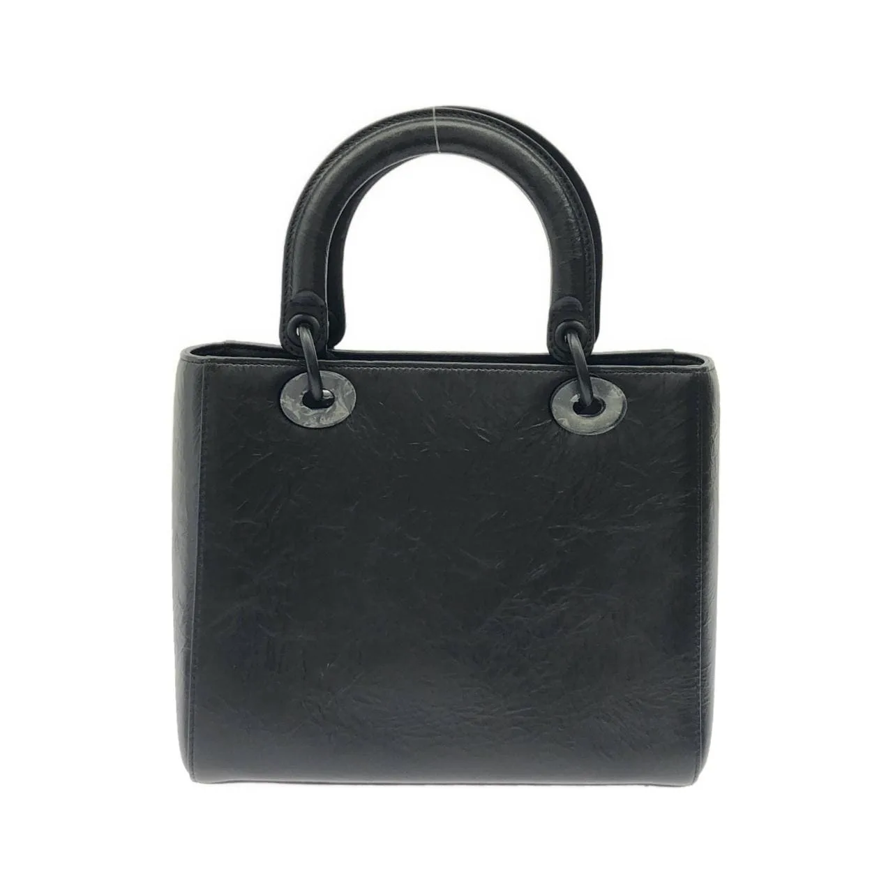 DIOR Lady Dior M0565SZBC 手提包 黑色 中古品A - 縮圖 2