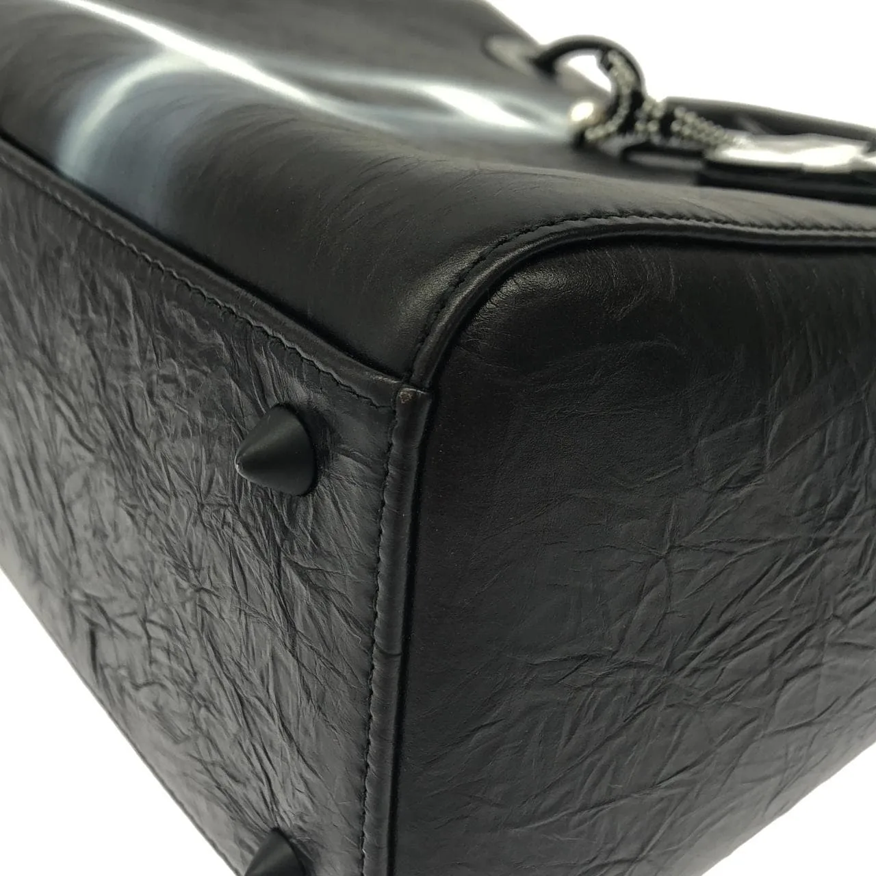 DIOR Lady Dior M0565SZBC 手提包 黑色 中古品A - 縮圖 3