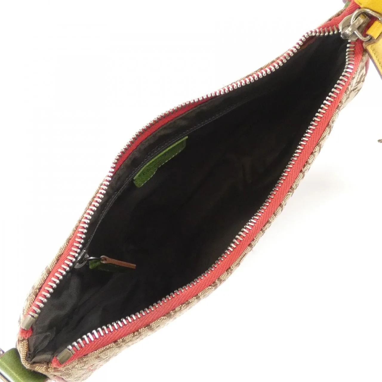 DIOR Saddle Shoulder Canvas 米色 帆布 中古品B - 縮圖 8