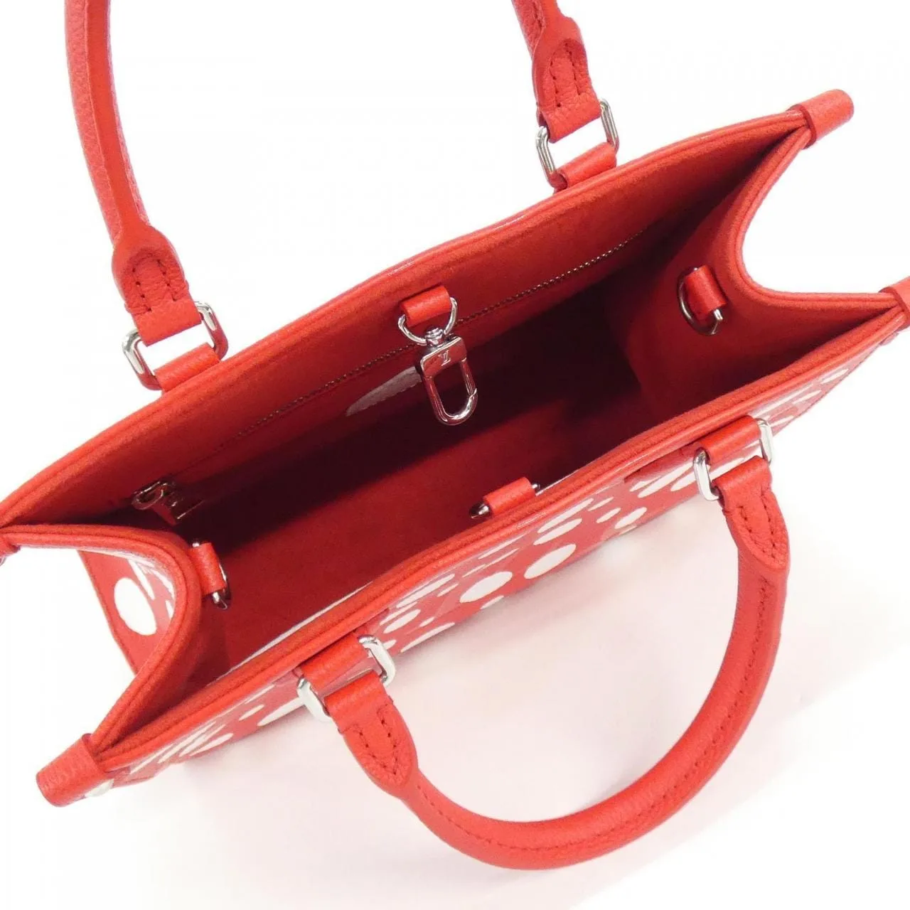 LOUIS VUITTON OnTheGo M46412 Handbag Monogram Rouge Monogram 中古品A - 縮圖 5