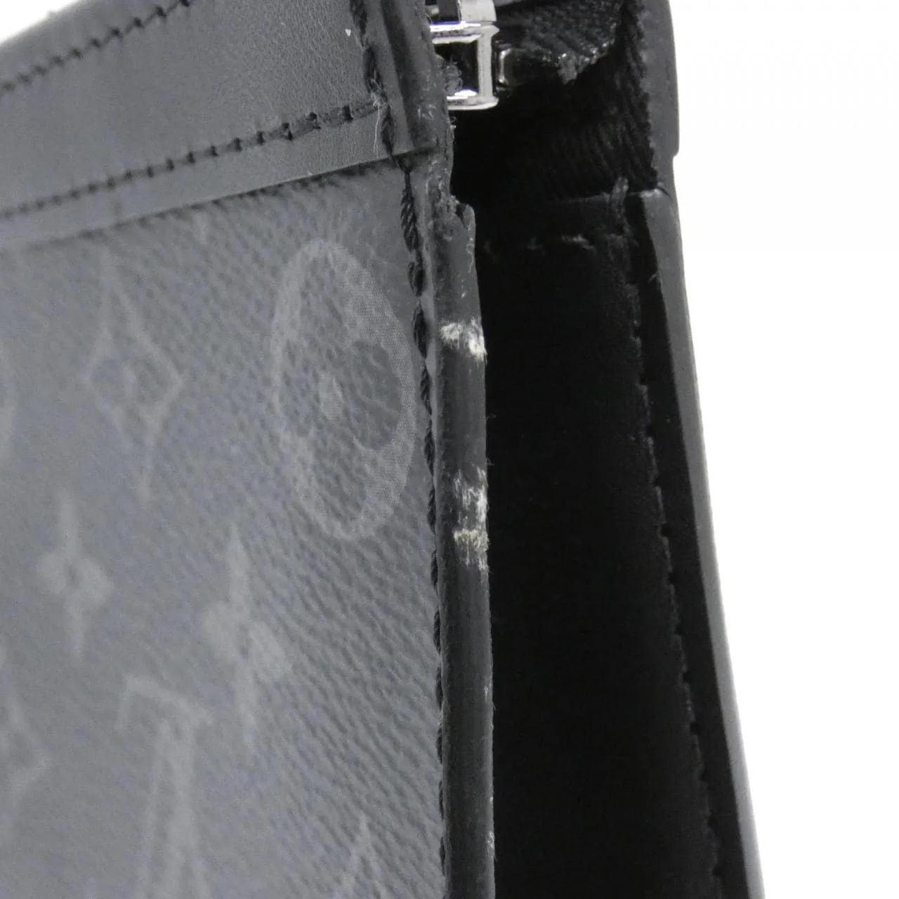 LOUIS VUITTON Pochette M61692 Handbag Monogram 黑色 Monogram 中古品A - 縮圖 7