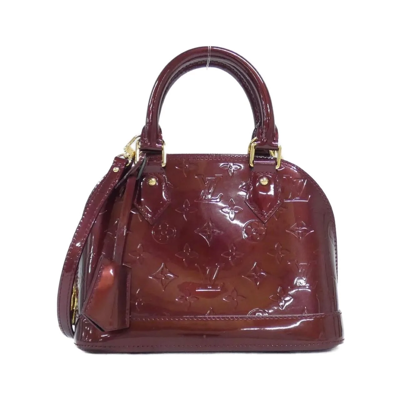 LOUIS VUITTON Alma M91676 Handbag Vernis Rouge