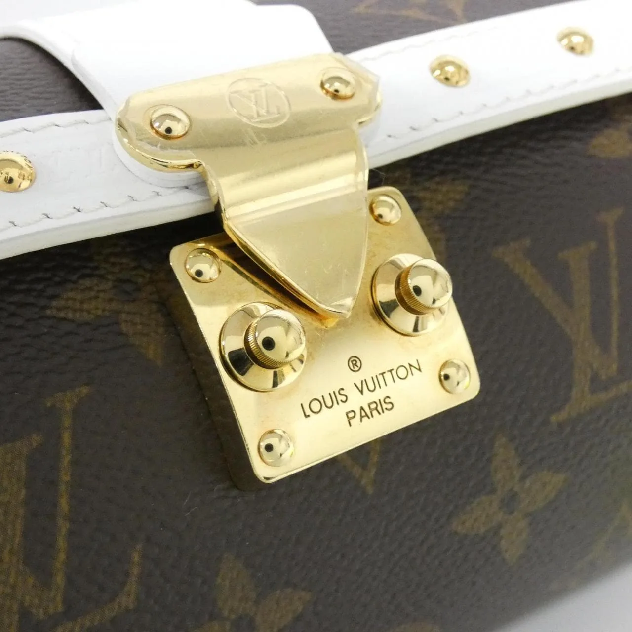 LOUIS VUITTON Papillon M81485 Shoulder Monogram 黑色 Monogram 中古品A - 縮圖 4