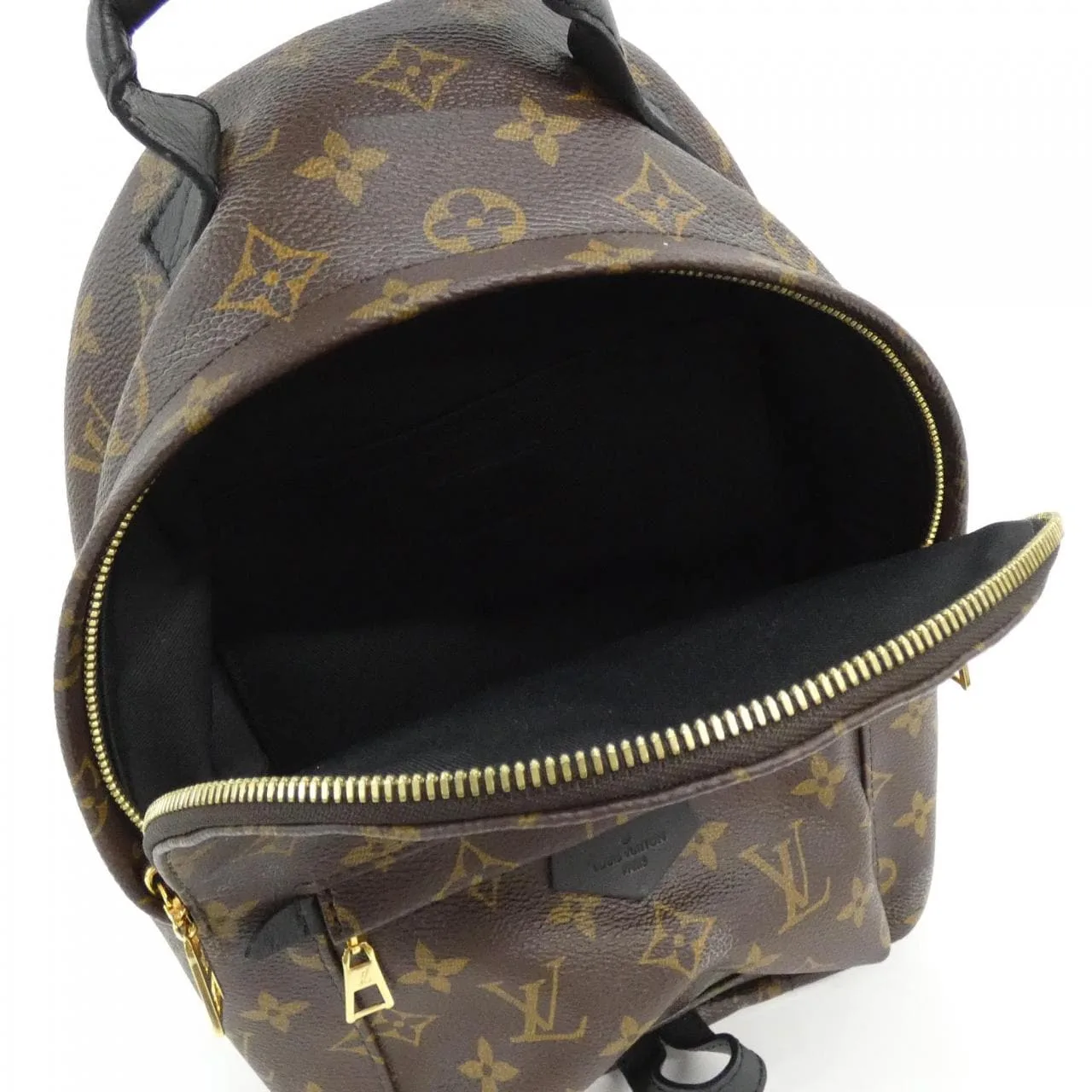 LOUIS VUITTON Palm Springs M41560 Backpack Monogram 黑色 Monogram 中古品A - 縮圖 7