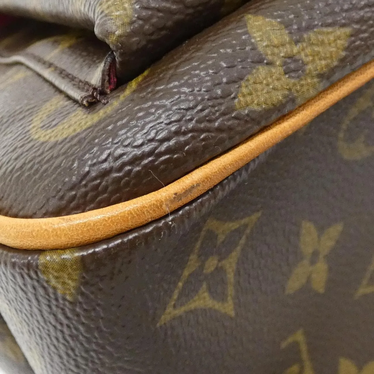 LOUIS VUITTON M51162 Handbag Monogram 黑色 Monogram 中古品A - 縮圖 3