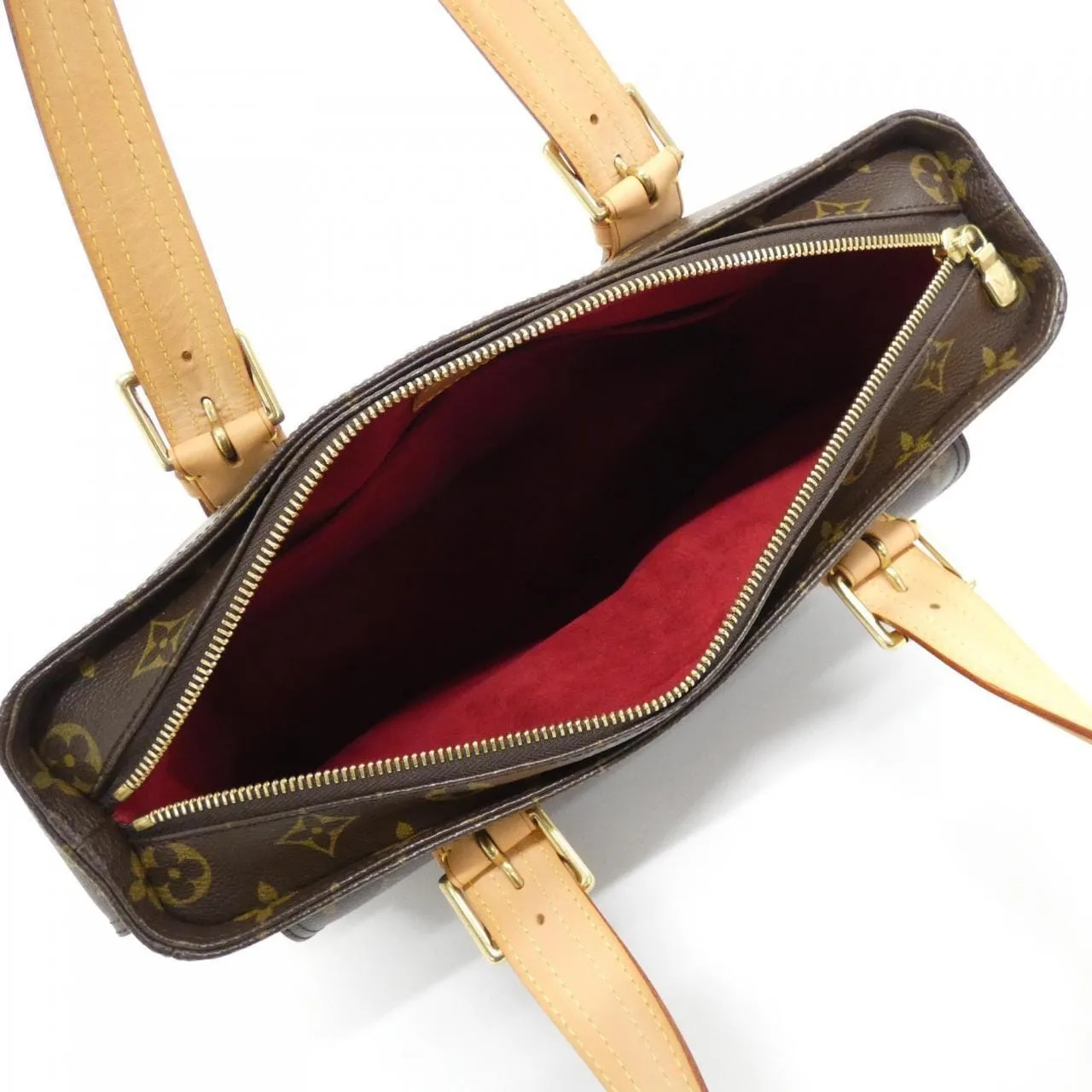 LOUIS VUITTON M51162 Handbag Monogram 黑色 Monogram 中古品A - 縮圖 7