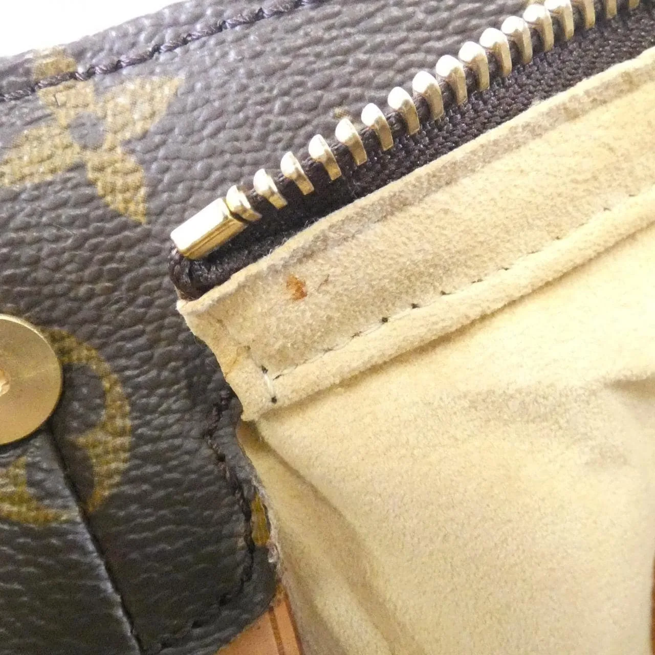 LOUIS VUITTON Looping M51145 Shoulder Monogram 黑色 Monogram 中古品A - 縮圖 6