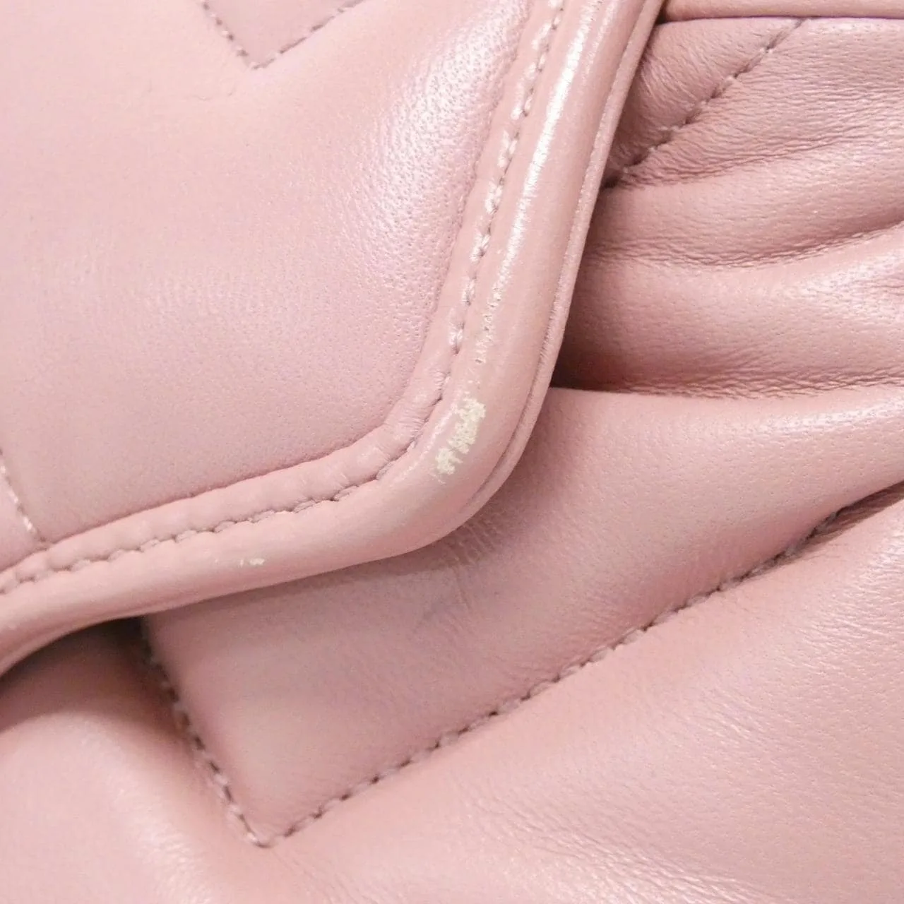 GUCCI 777253 AAC74 背包 皮革 粉色 皮革 中古品A - 縮圖 5