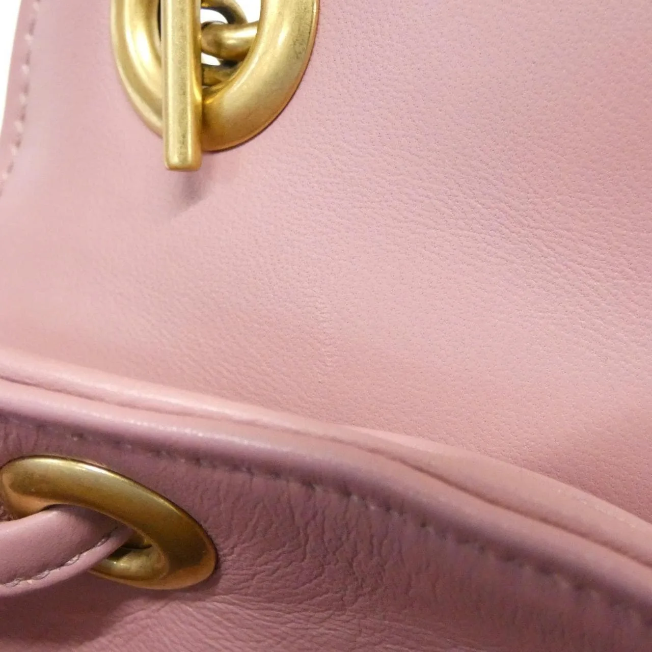 GUCCI 777253 AAC74 背包 皮革 粉色 皮革 中古品A - 縮圖 10