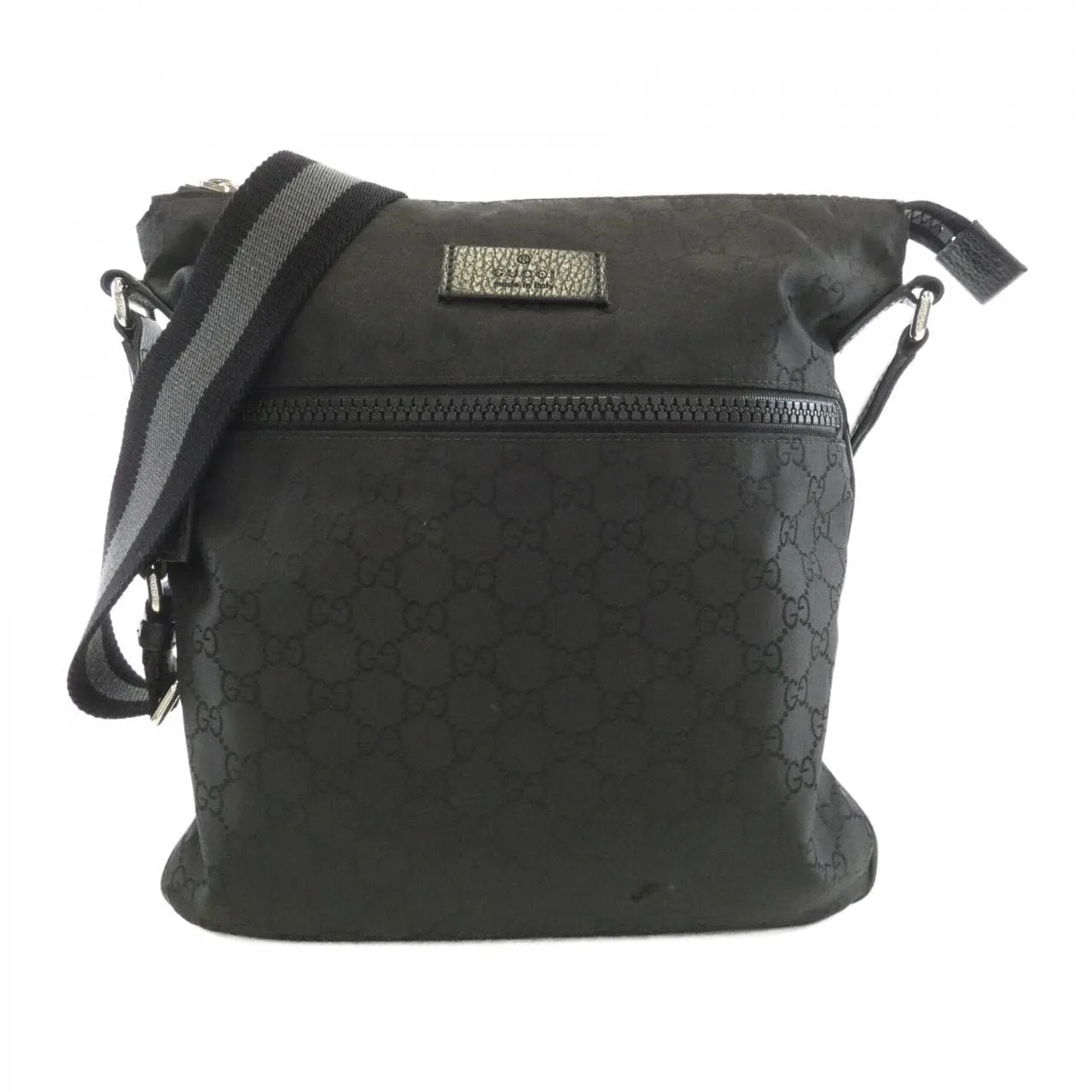 GUCCI GG Supreme 449184 G1XHN Shoulder Nylon Black