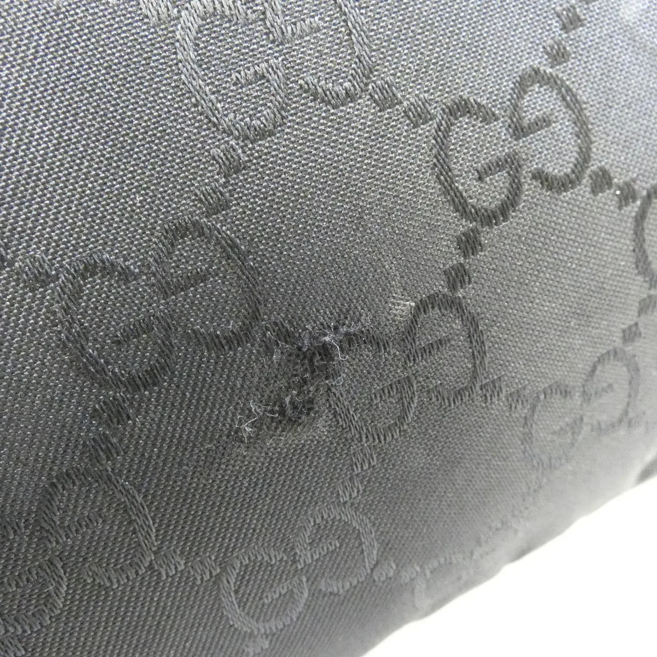 GUCCI GG Supreme 449184 G1XHN Shoulder Nylon 黑色 尼龍 中古品B - 縮圖 4