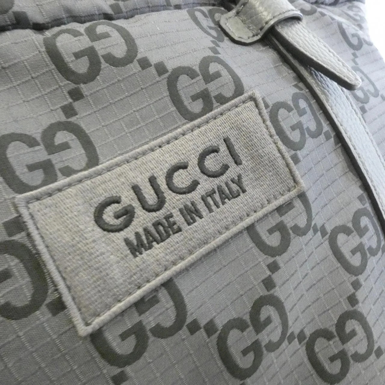 GUCCI 767929 FACPM 手提包 黑色 中古品A - 縮圖 4