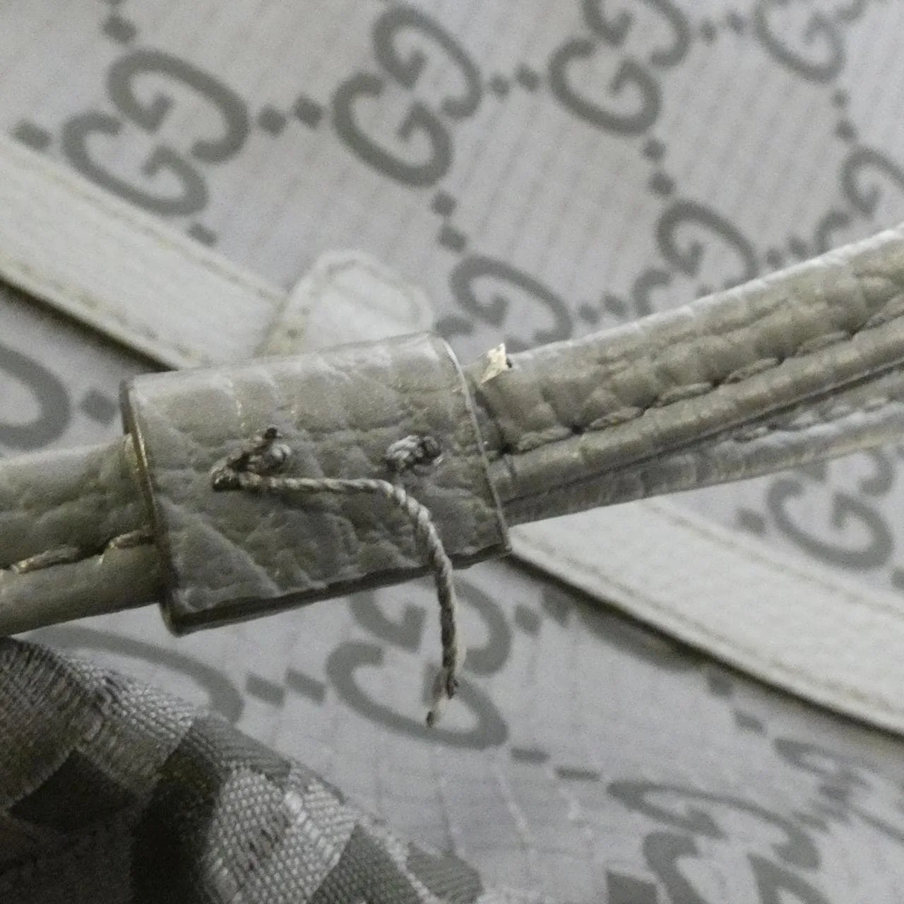 GUCCI 767929 FACPM 手提包 黑色 中古品A - 縮圖 7