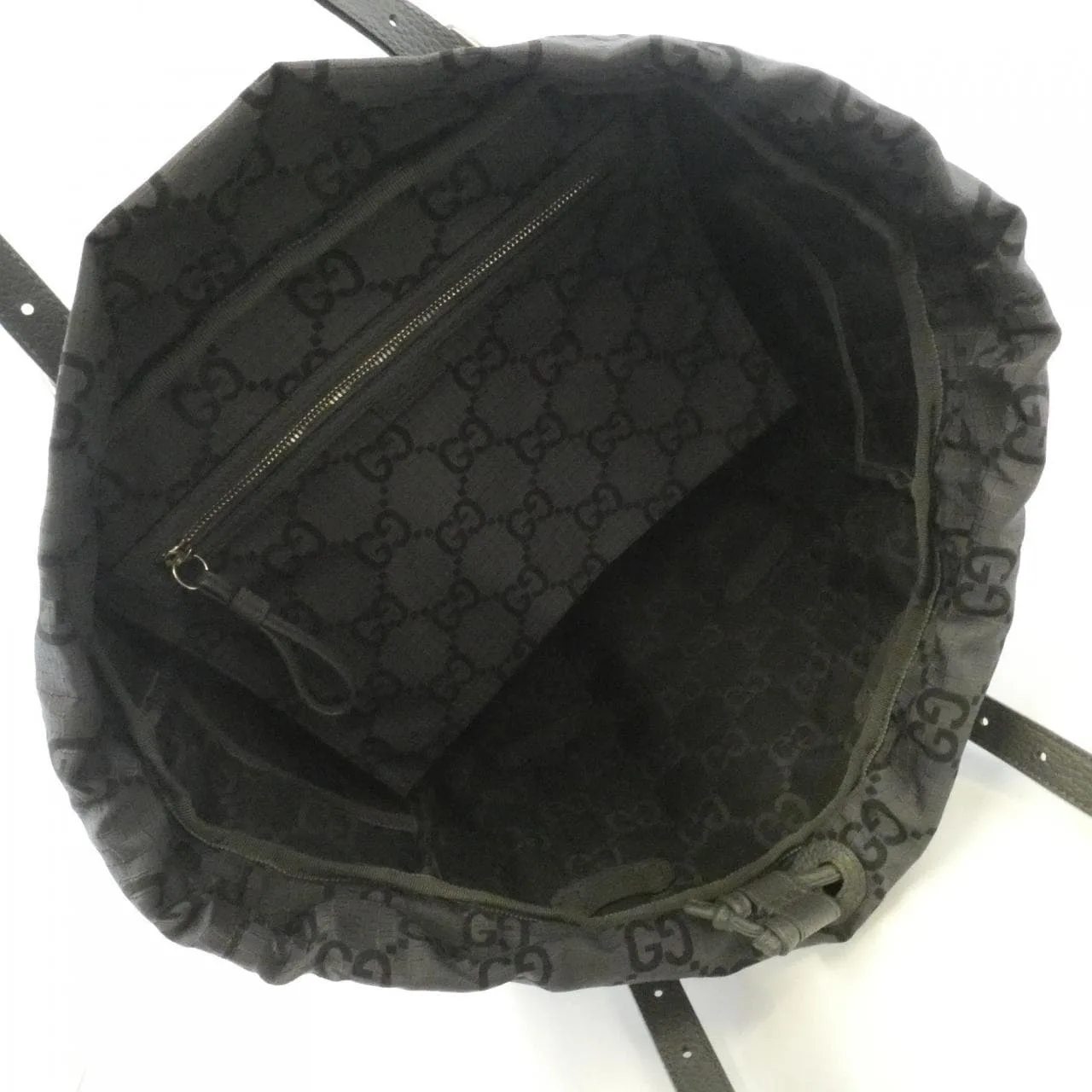 GUCCI 767929 FACPM 手提包 黑色 中古品A - 縮圖 9