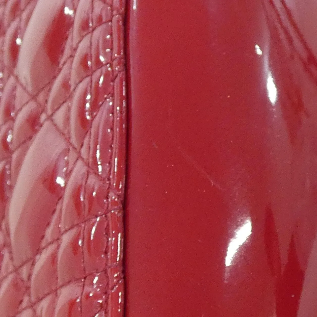 DIOR Lady Dior VRB44561 Handbag Patent Leather