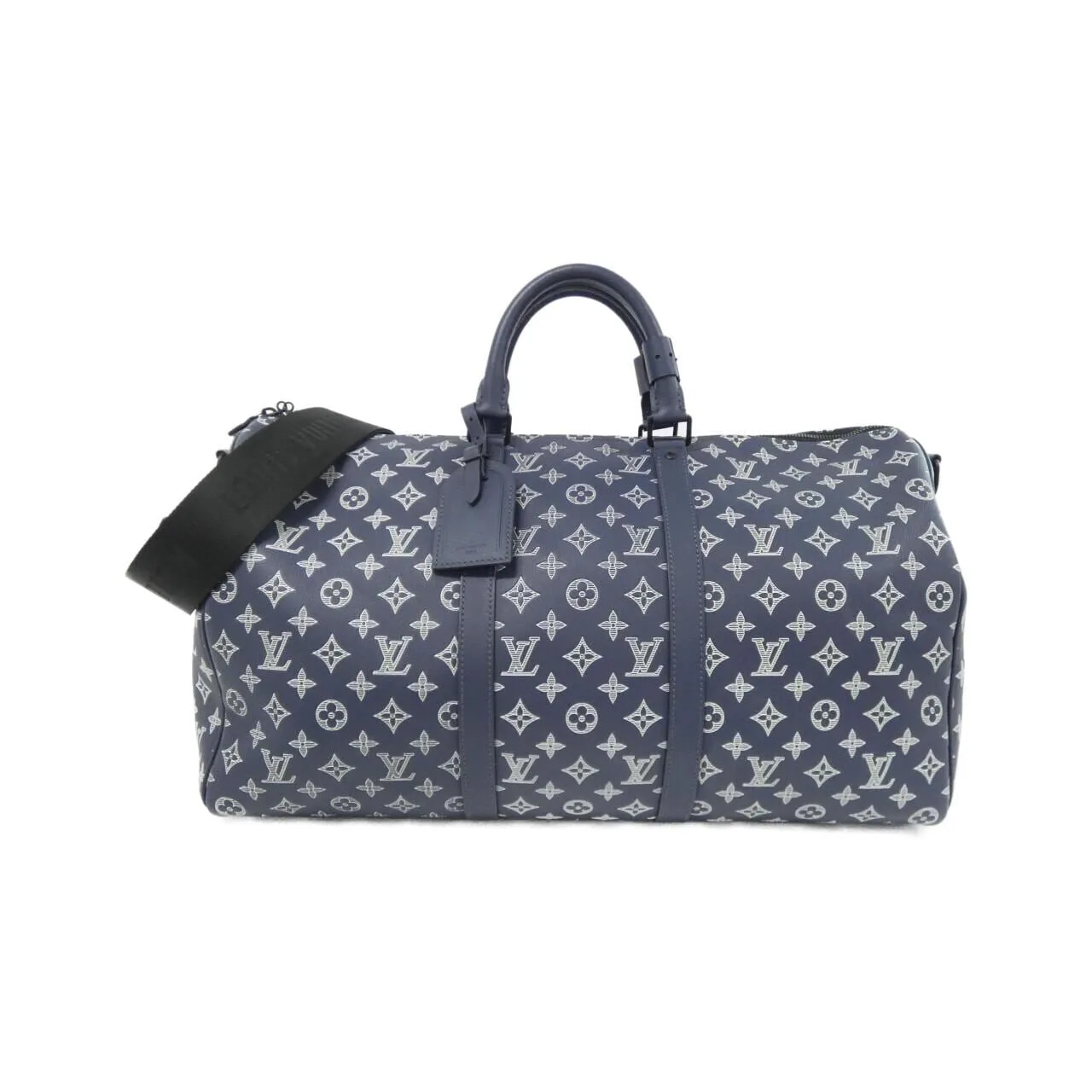 LOUIS VUITTON Keepall M24953 Boston Monogram Black