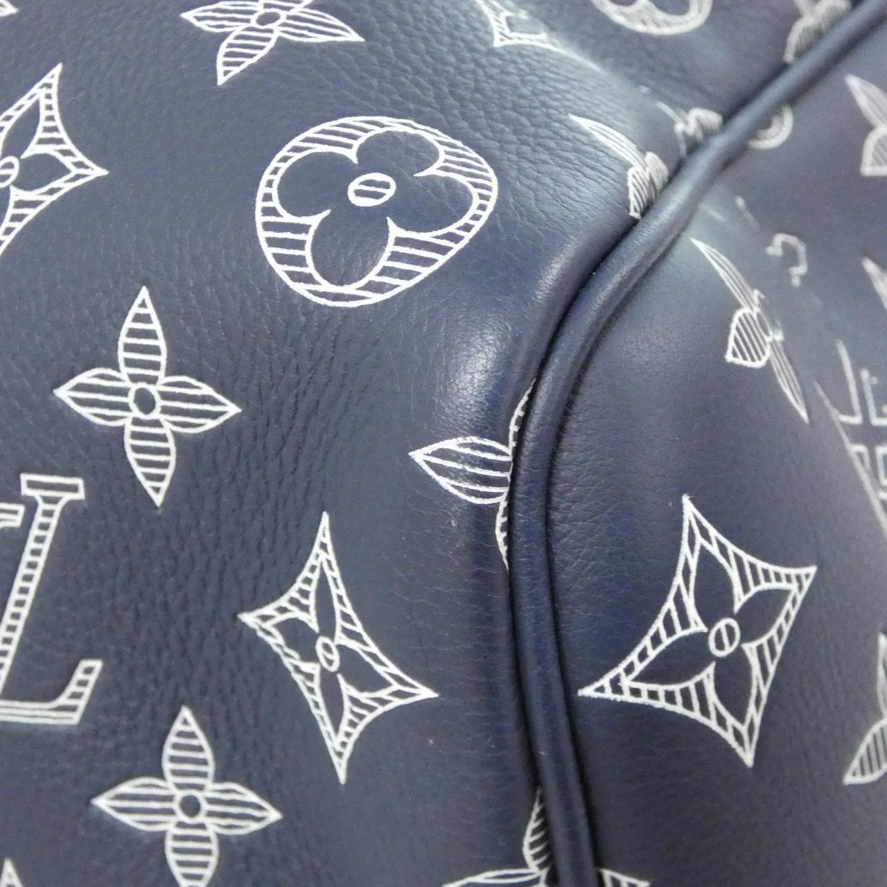 LOUIS VUITTON Keepall M24953 Boston Monogram 黑色 Monogram 中古品A - 縮圖 2