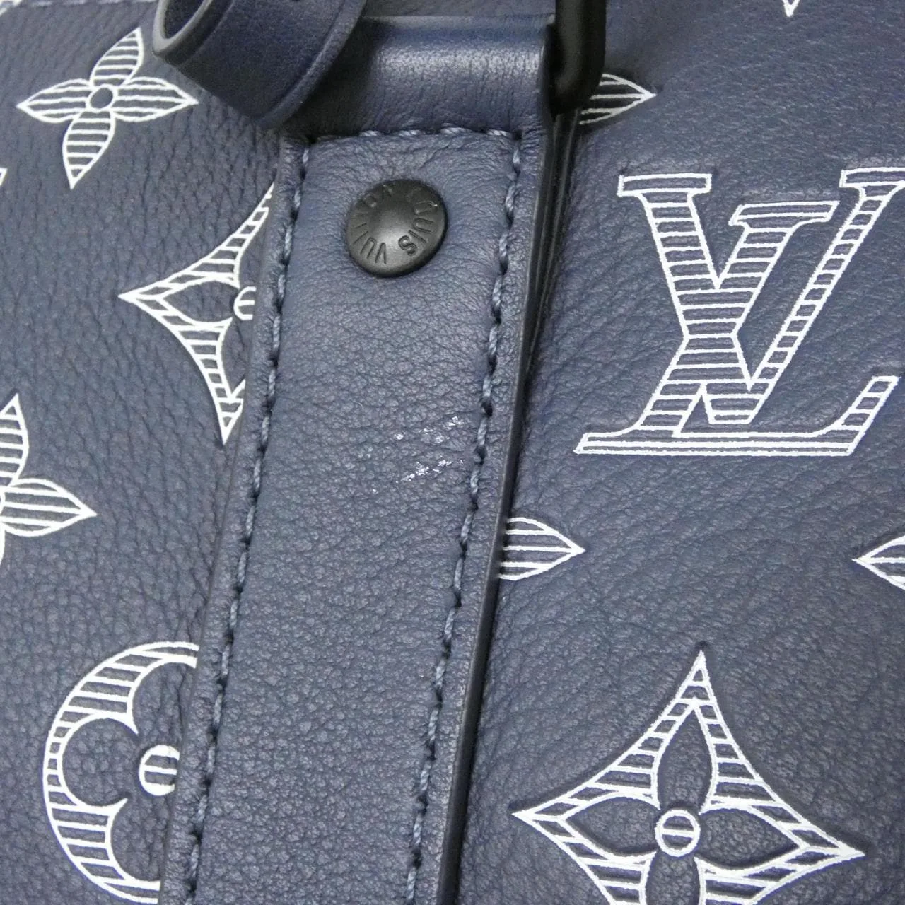 LOUIS VUITTON Keepall M24953 Boston Monogram 黑色 Monogram 中古品A - 縮圖 5