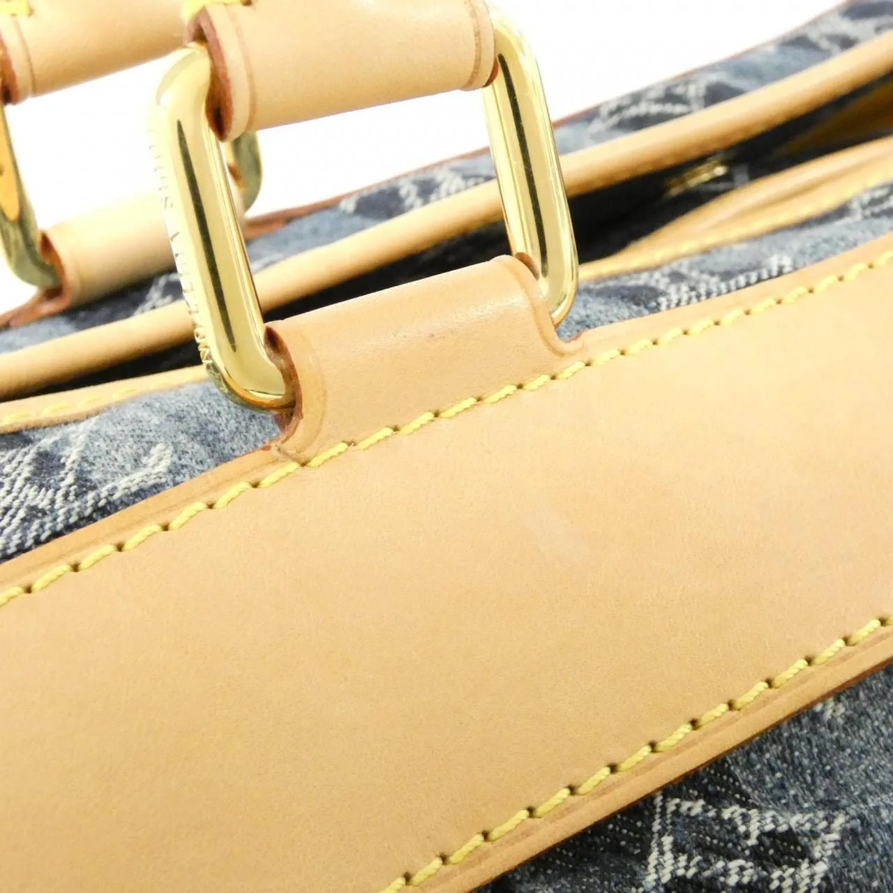 LOUIS VUITTON M95336 Handbag Monogram 藍色 Monogram 中古品A - 縮圖 4