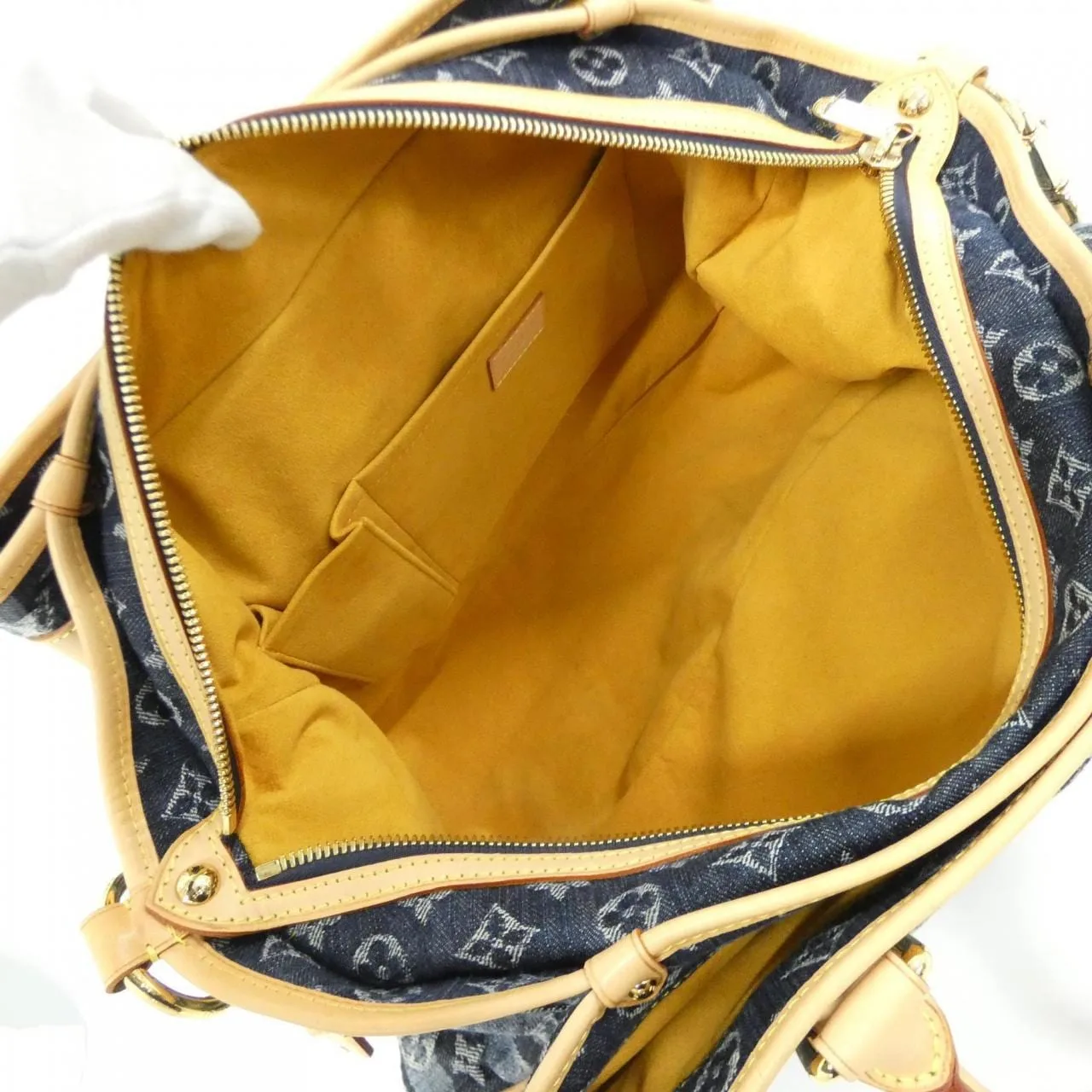 LOUIS VUITTON M95336 Handbag Monogram 藍色 Monogram 中古品A - 縮圖 10