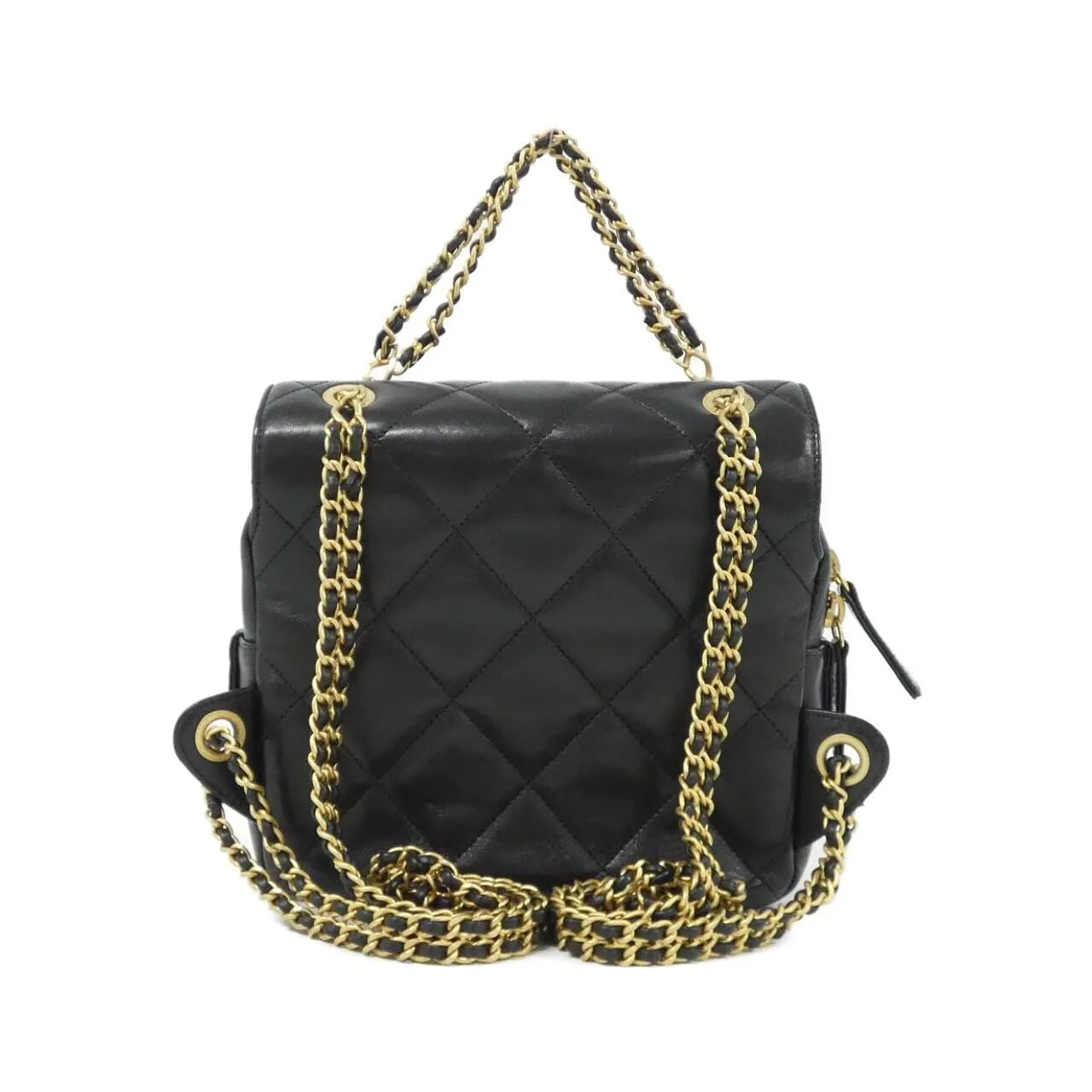 CHANEL Chanel 22 AS3884 Backpack Lambskin 黑色 羊皮 中古品A - 縮圖 2