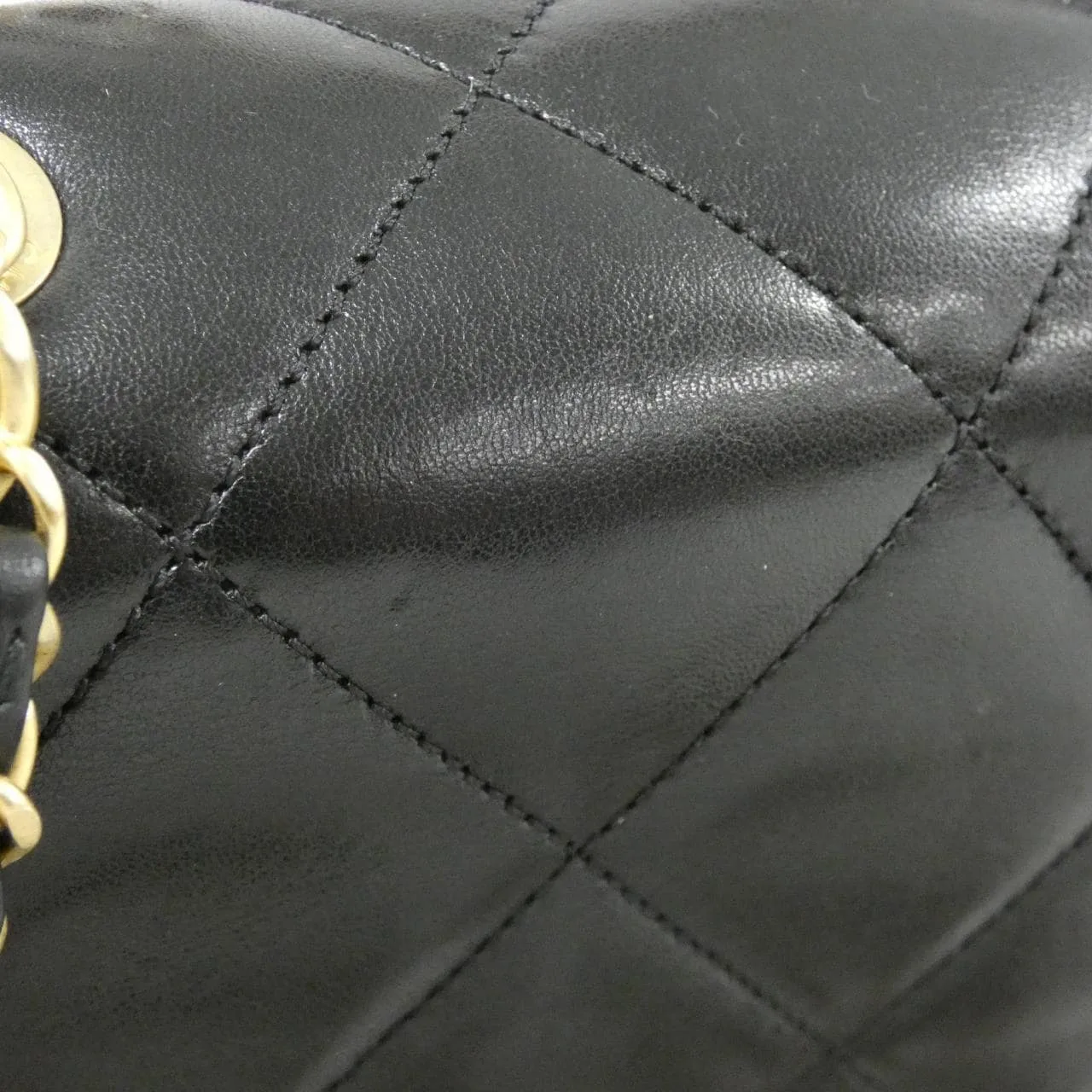 CHANEL Chanel 22 AS3884 Backpack Lambskin 黑色 羊皮 中古品A - 縮圖 5