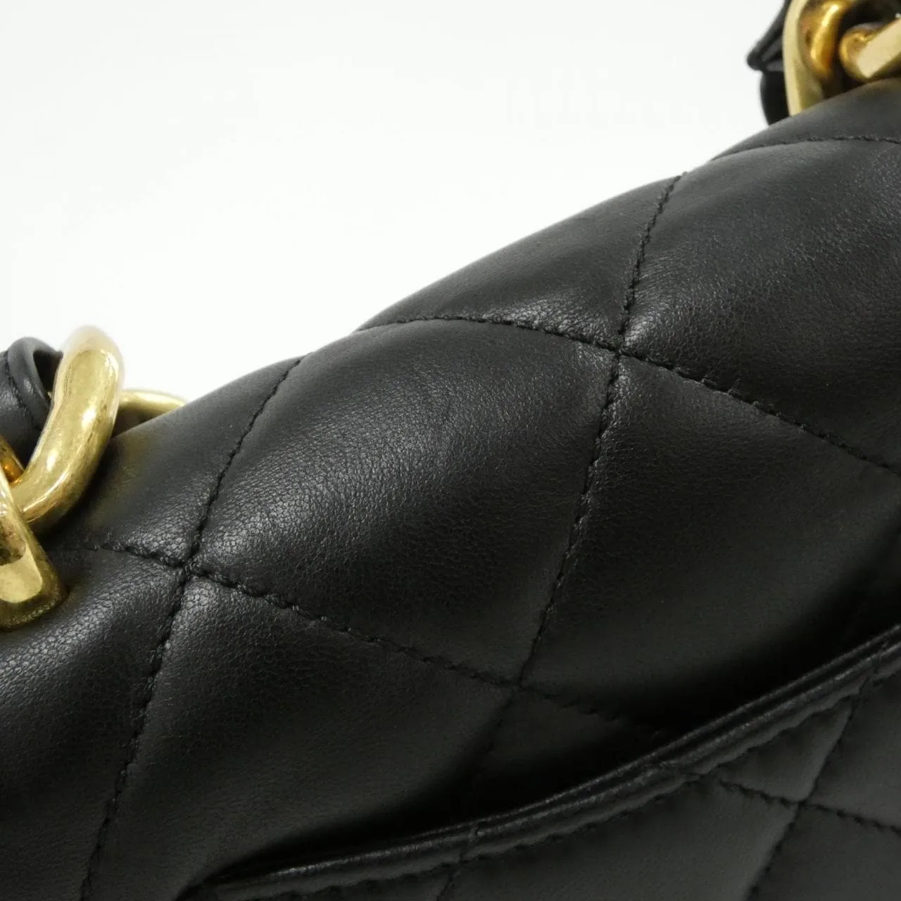 CHANEL Chanel 22 AS3213 Shoulder Lambskin 黑色 羊皮 中古品A - 縮圖 6