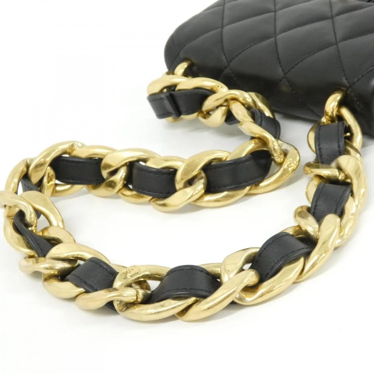 CHANEL Chanel 22 AS3213 Shoulder Lambskin 黑色 羊皮 中古品A - 縮圖 9