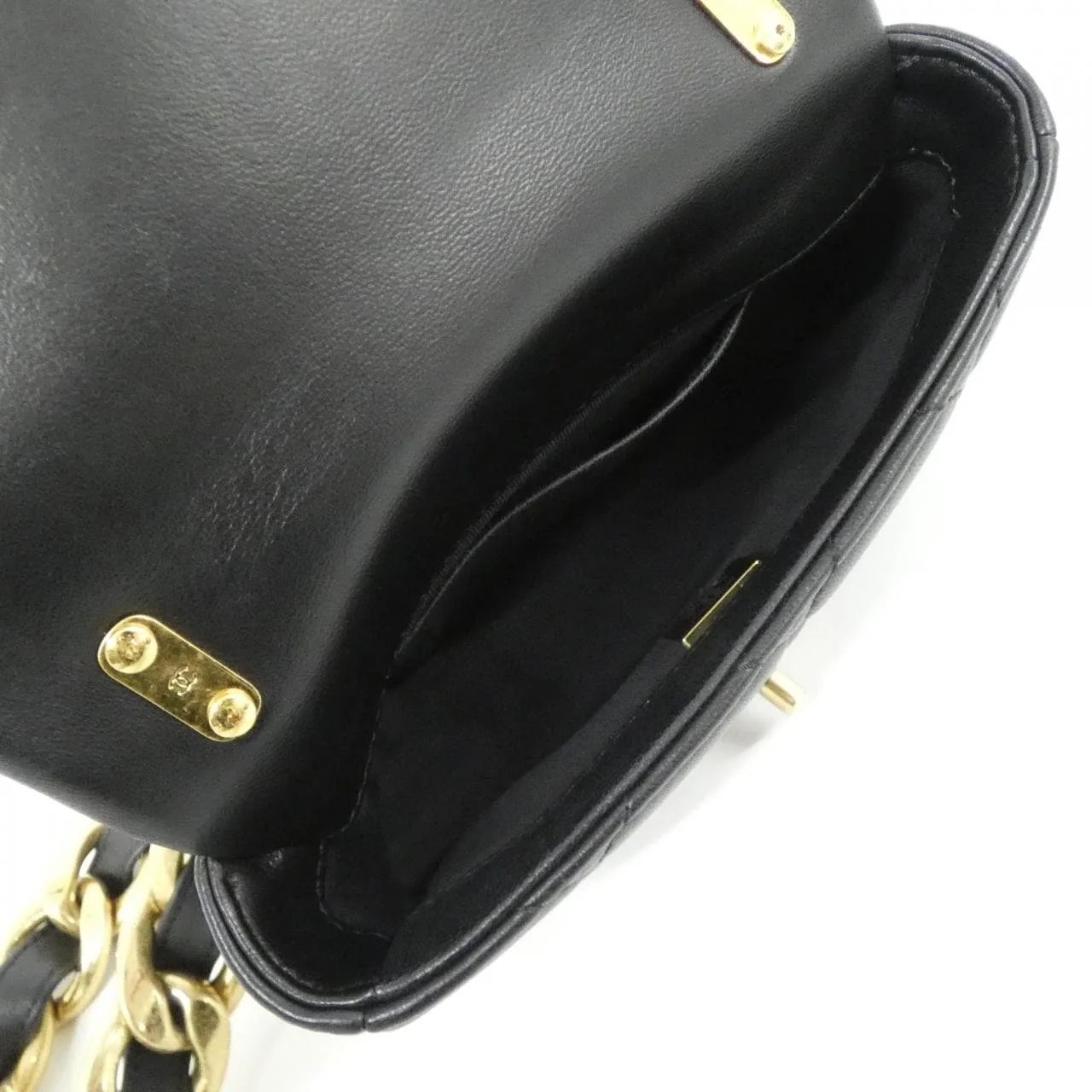 CHANEL Chanel 22 AS3213 Shoulder Lambskin 黑色 羊皮 中古品A - 縮圖 10