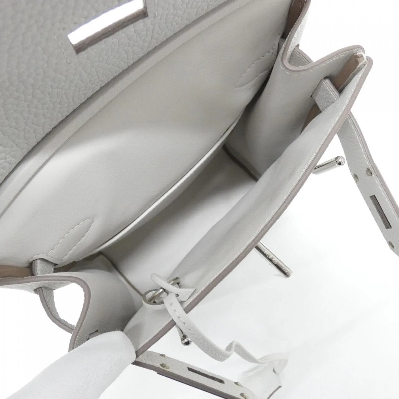 HERMES 083589CK Shoulder Togo Black Togo Leather Rank A - Thumbnail 7