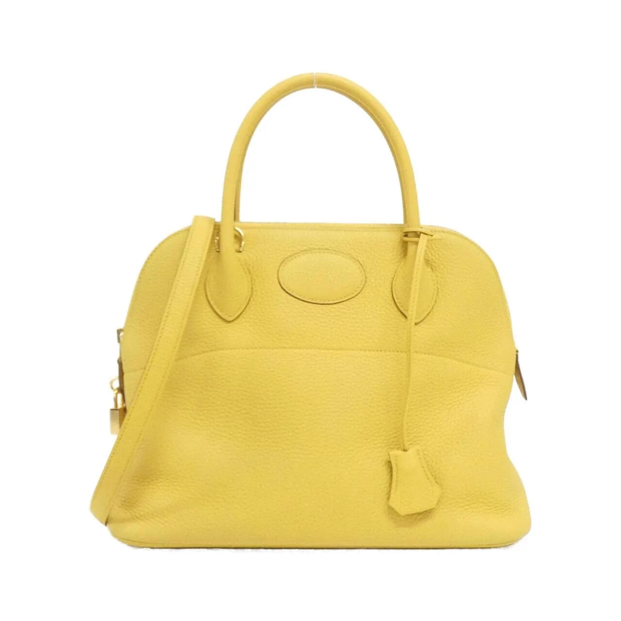 HERMES Bolide 073419CC Handbag Clemence Black