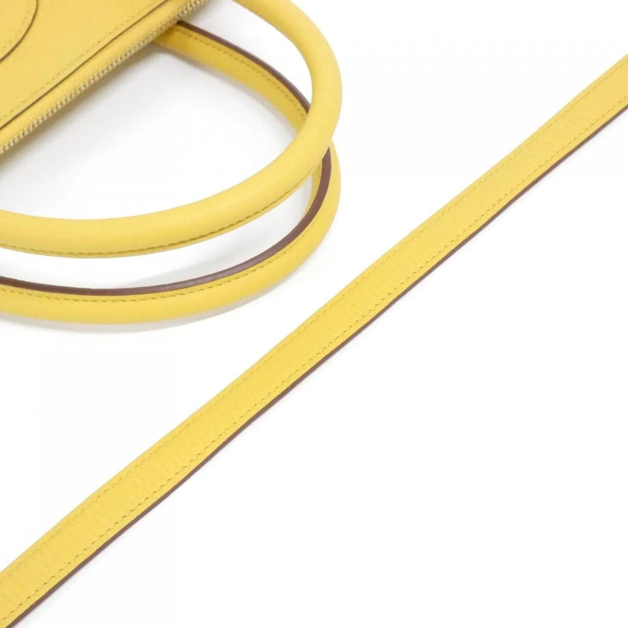 HERMES Bolide 073419CC Handbag Clemence Black Clemence Leather Rank A - Thumbnail 7