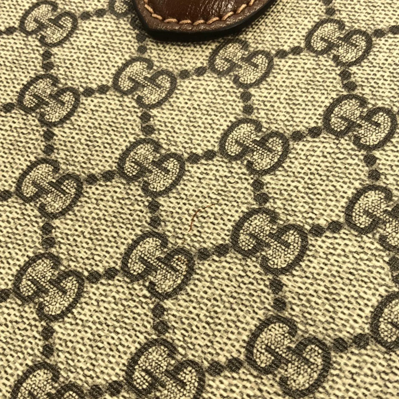 GUCCI 674155 92THG 手提包 帆布 黑色 帆布 中古品A - 縮圖 4