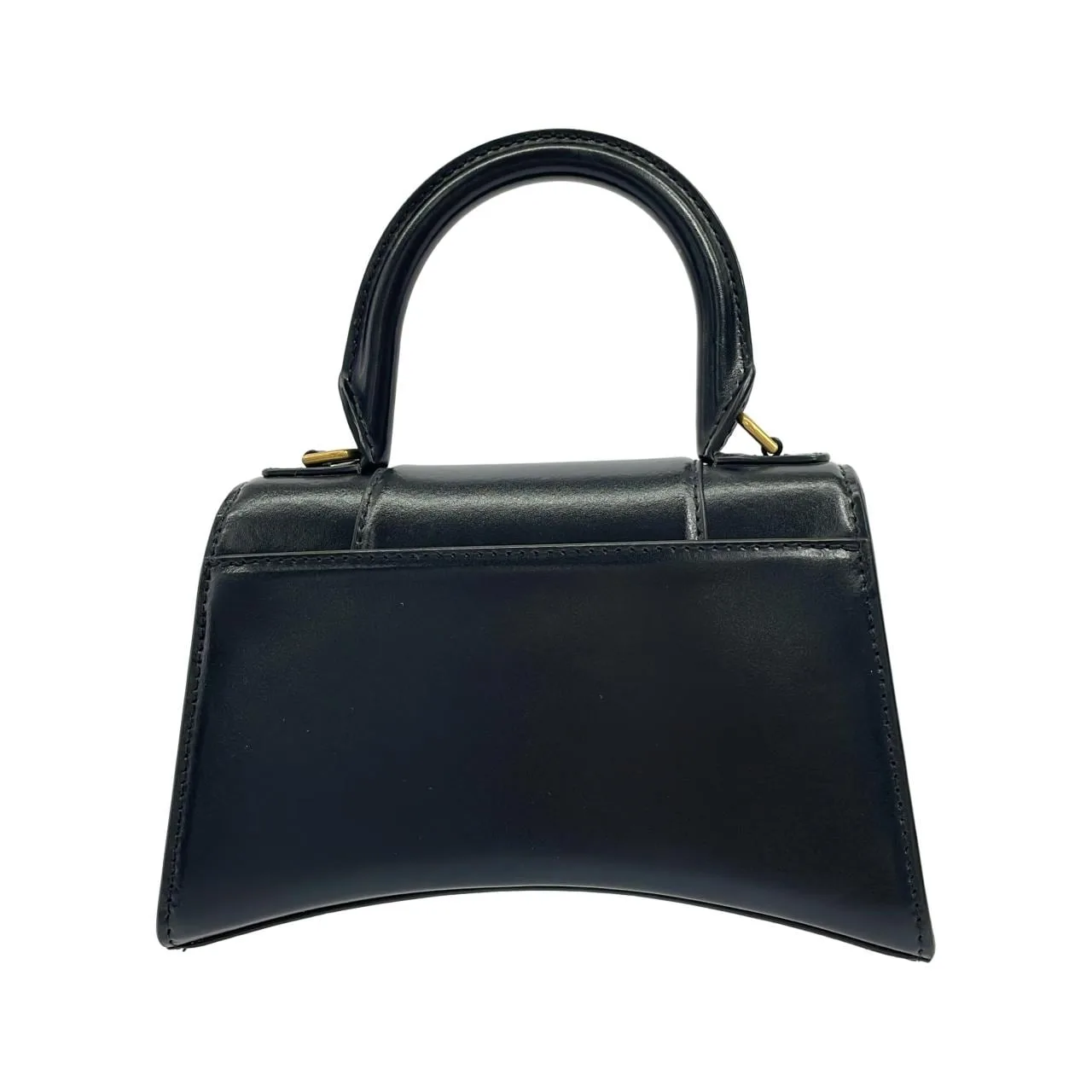 BALENCIAGA Hourglass 592833 1QJ4M 手提包 黑色 中古品A - 縮圖 2