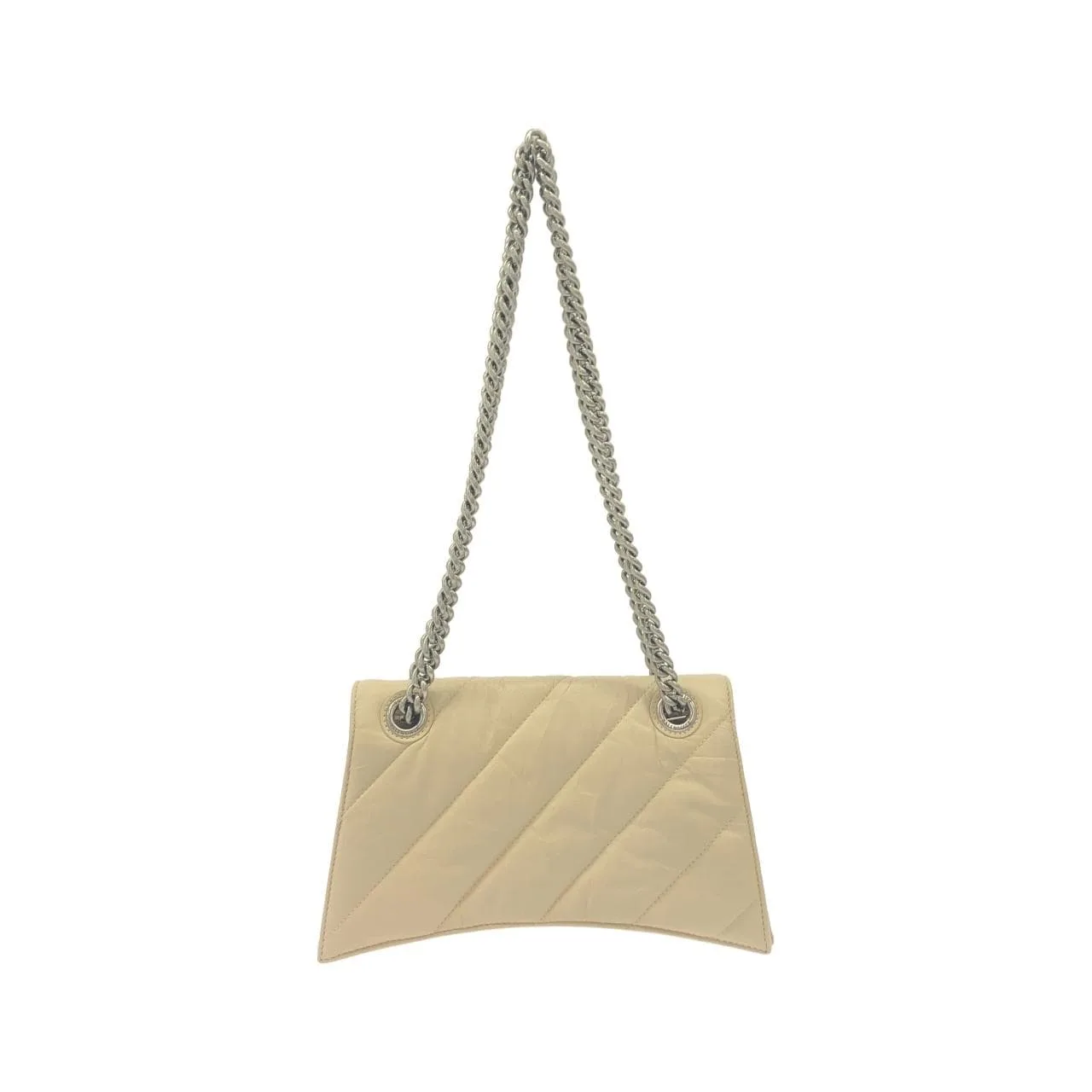 BALENCIAGA 716351 210J0 肩背包 皮革 銀色 皮革 中古品A - 縮圖 2