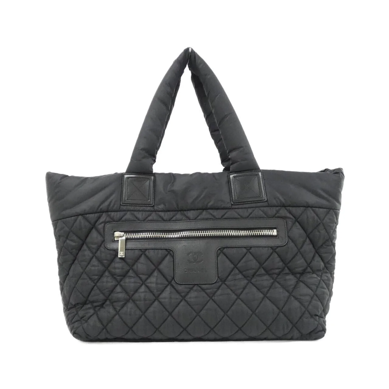 CHANEL 48611 Handbag Nylon Black