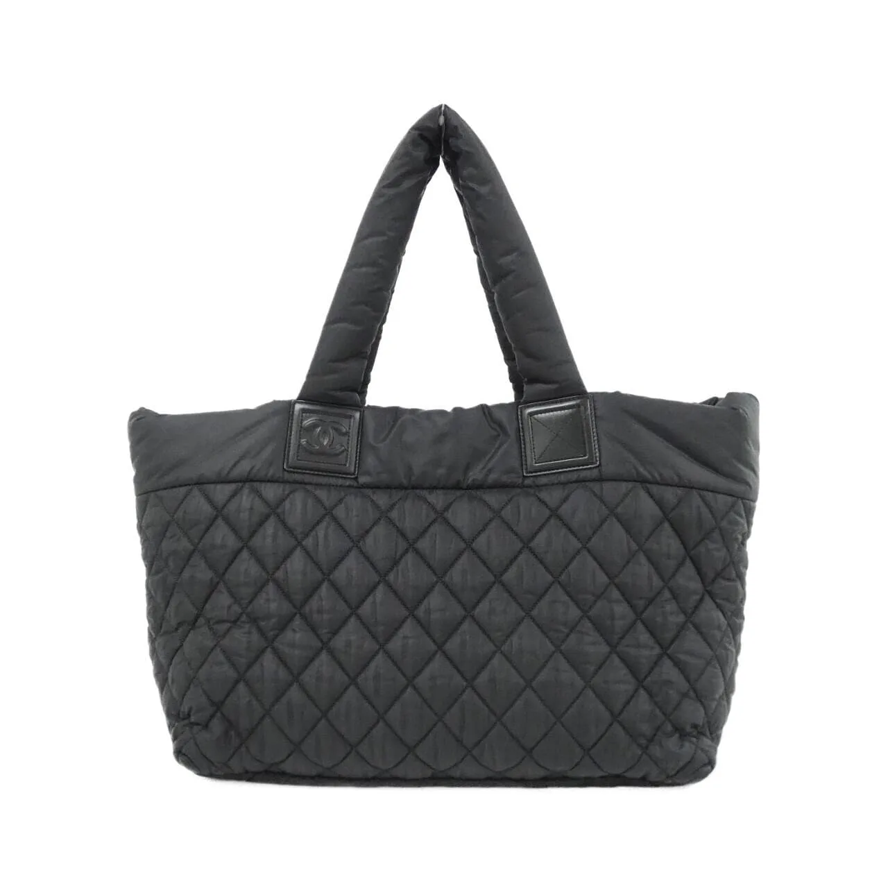 CHANEL 48611 Handbag Nylon 黑色 尼龍 中古品A - 縮圖 2