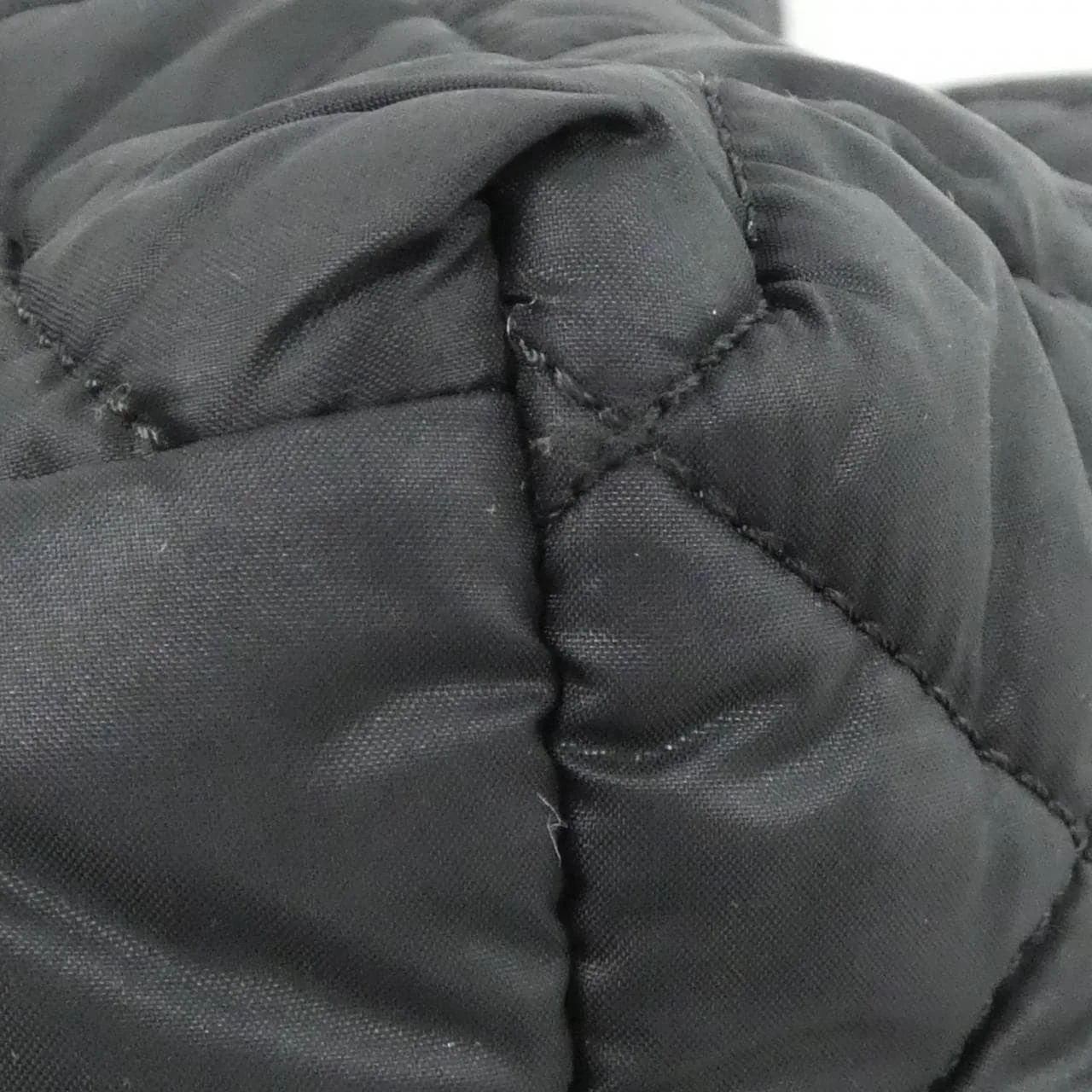 CHANEL 48611 Handbag Nylon 黑色 尼龍 中古品A - 縮圖 3