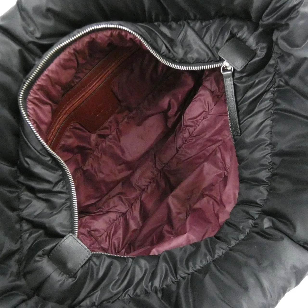 CHANEL 48611 Handbag Nylon 黑色 尼龍 中古品A - 縮圖 9