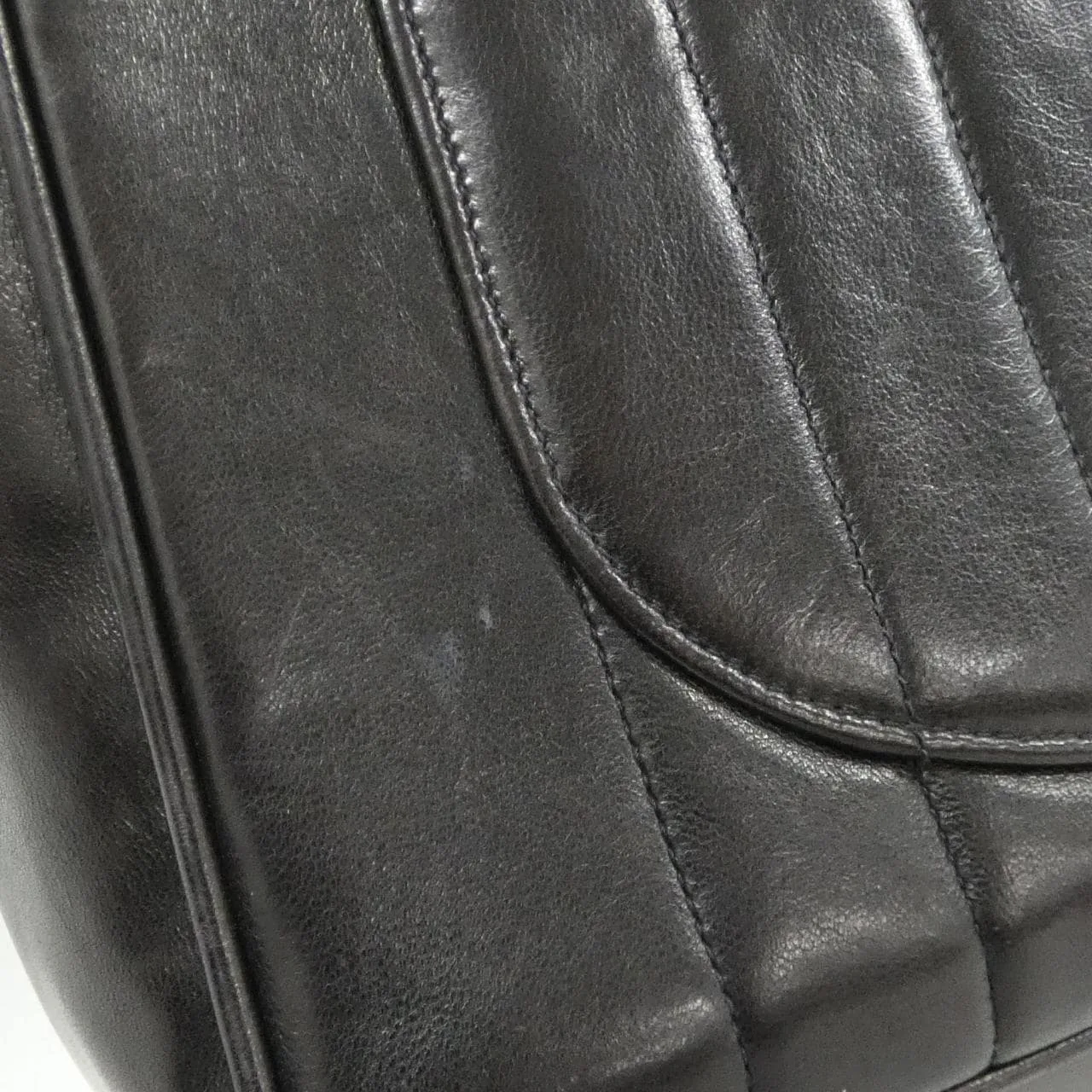 CHANEL Shoulder Lambskin 黑色 羊皮 中古品B - 縮圖 6