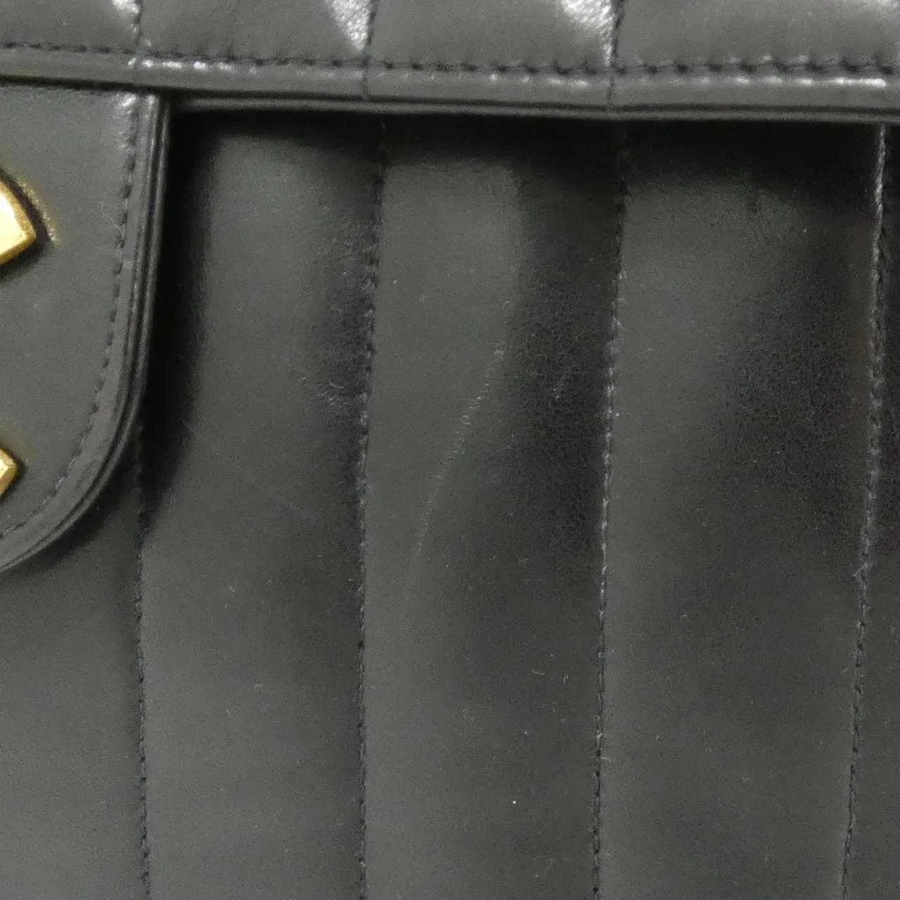 CHANEL Shoulder Lambskin 黑色 羊皮 中古品B - 縮圖 7