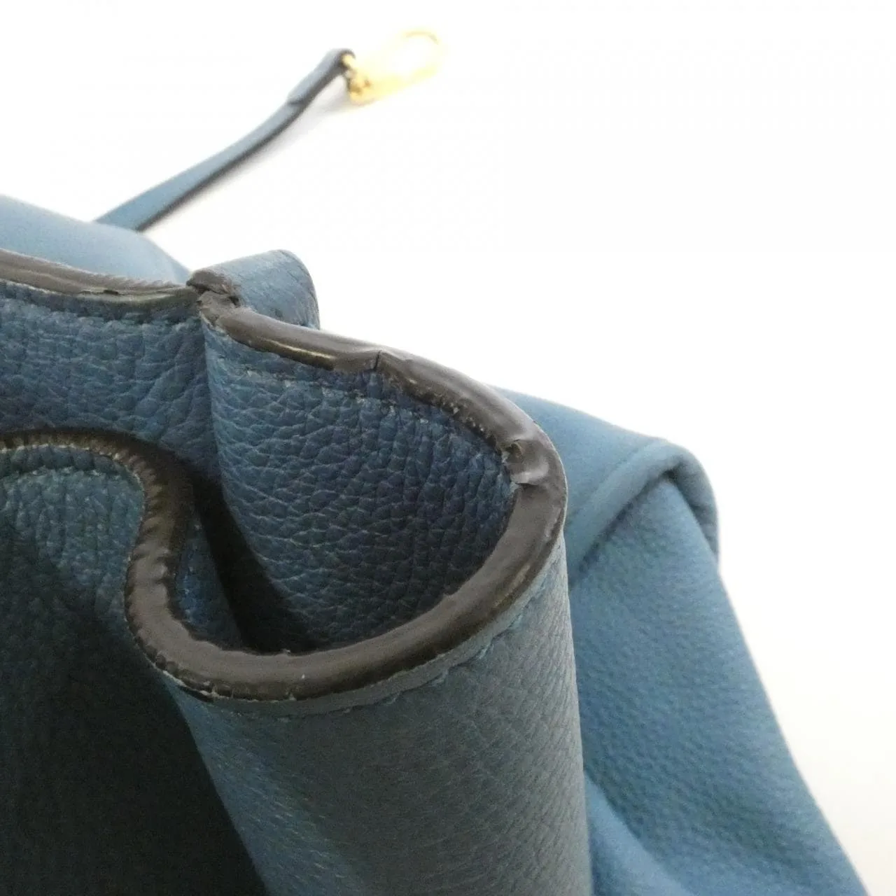 GUCCI 674837 0E8IG 手提包 皮革 藍色 皮革 中古品A - 縮圖 5