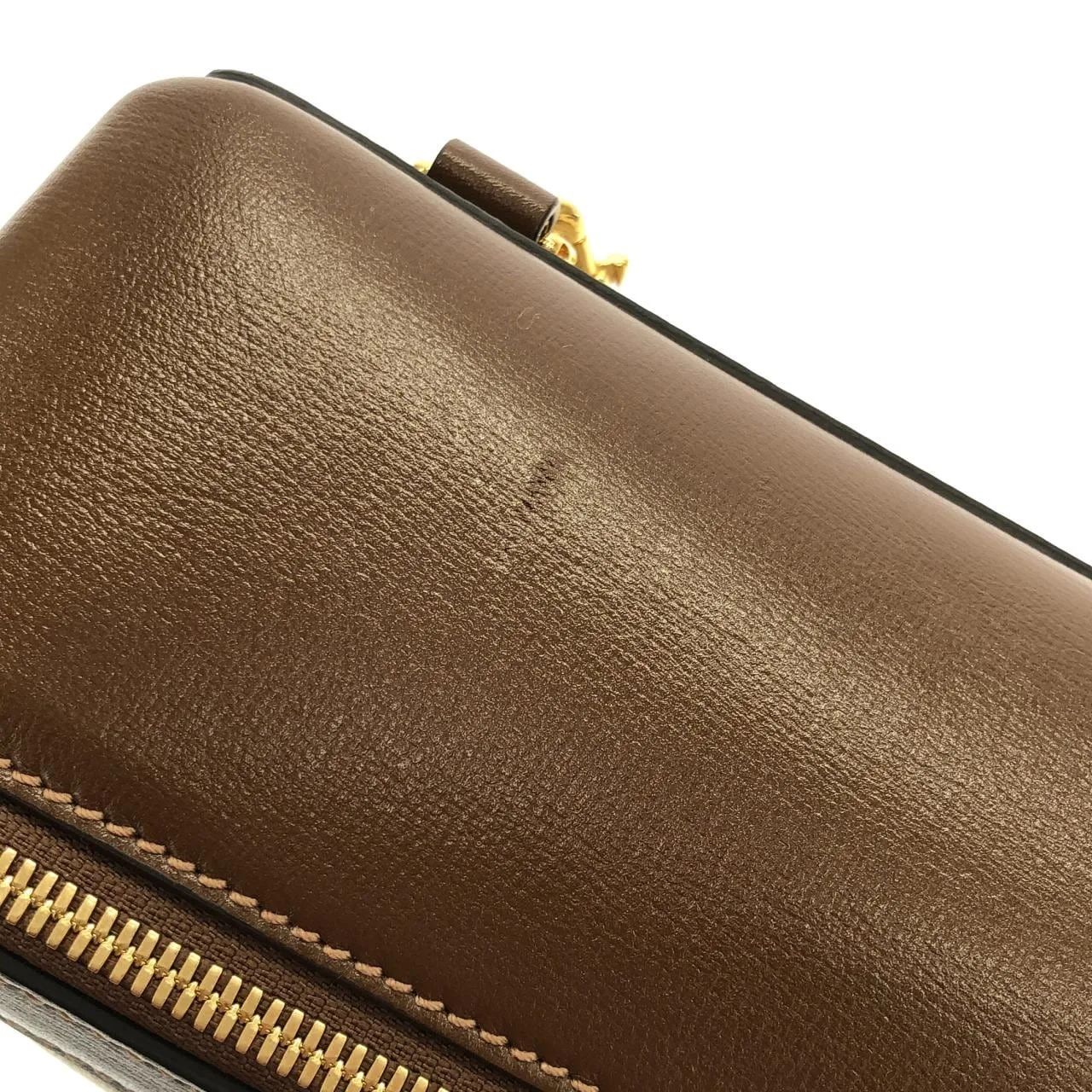 GUCCI Horsebit 1955 625676 92TCG 手提包 帆布 黑色 帆布 中古品A - 縮圖 4