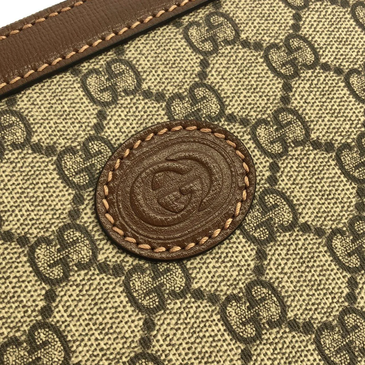 GUCCI Horsebit 1955 625676 92TCG 手提包 帆布 黑色 帆布 中古品A - 縮圖 5