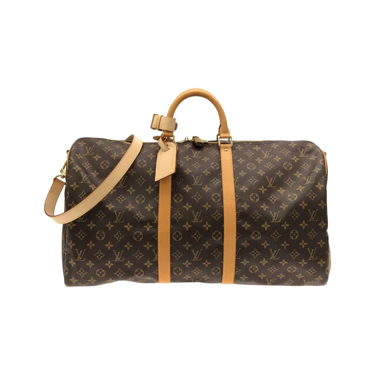 LOUIS VUITTON Keepall M41414 Boston Monogram Black