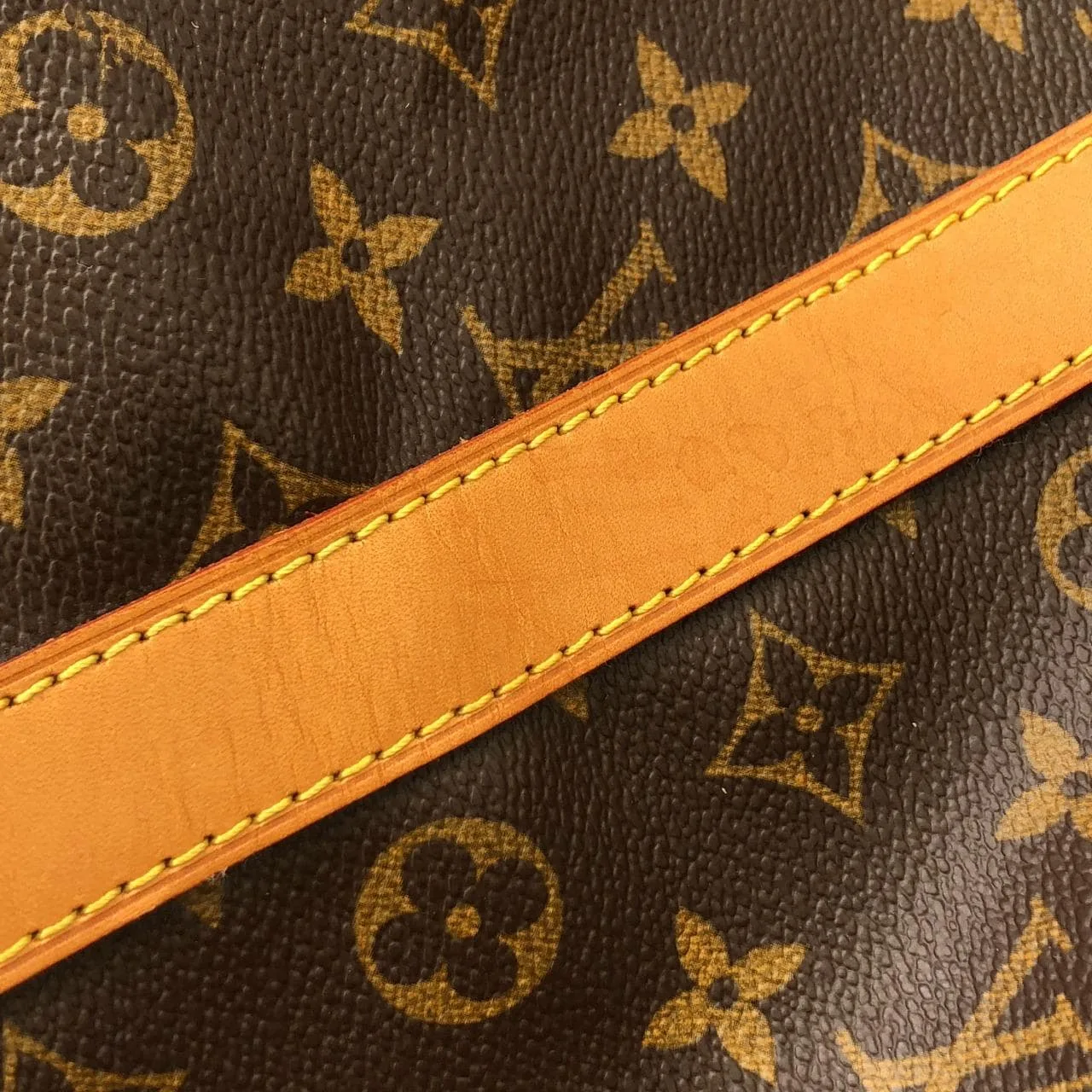 LOUIS VUITTON Keepall M41414 Boston Monogram 黑色 Monogram 中古品A - 縮圖 4