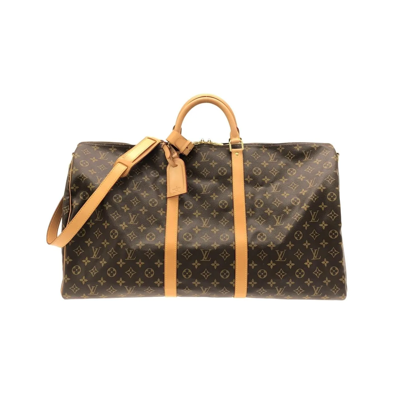 LOUIS VUITTON Keepall M41412 Boston Monogram Black